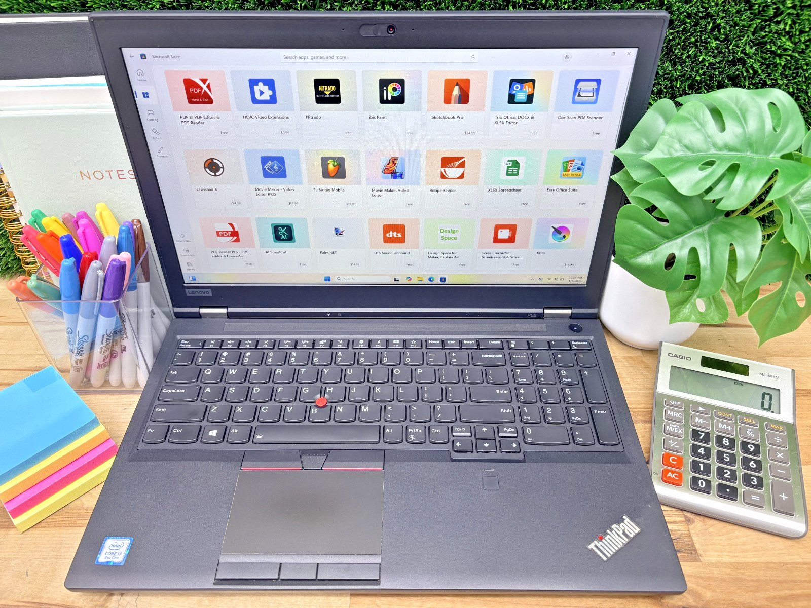 Lenovo ThinkPad P52 Intel i7-8th Gen 2.20GHz 32GB RAM 512GB SSD Windows 11 Pro*