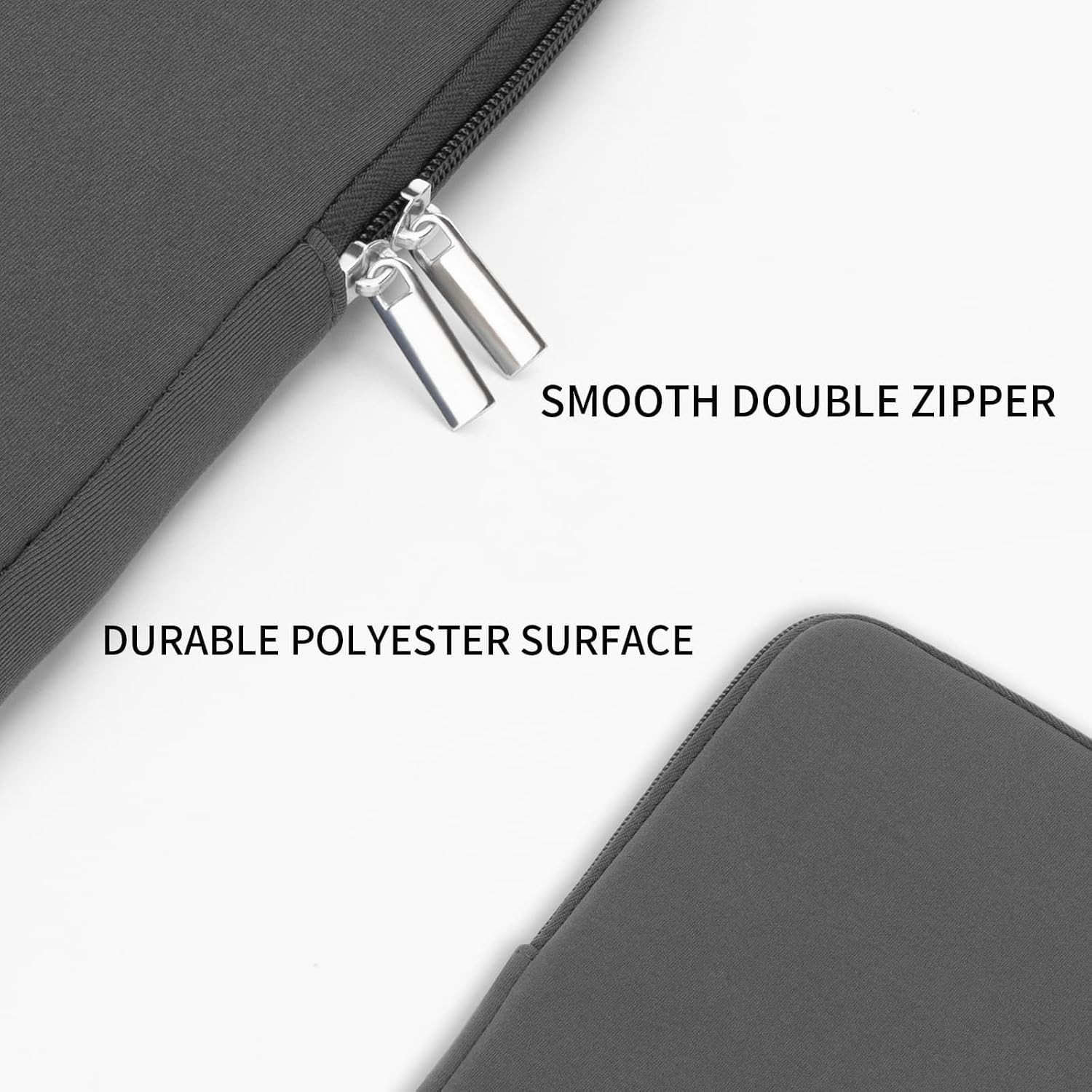 15.6 Inch Laptop Sleeve Protective Case Soft Carrying Zipper Bag Cover for 15.6″