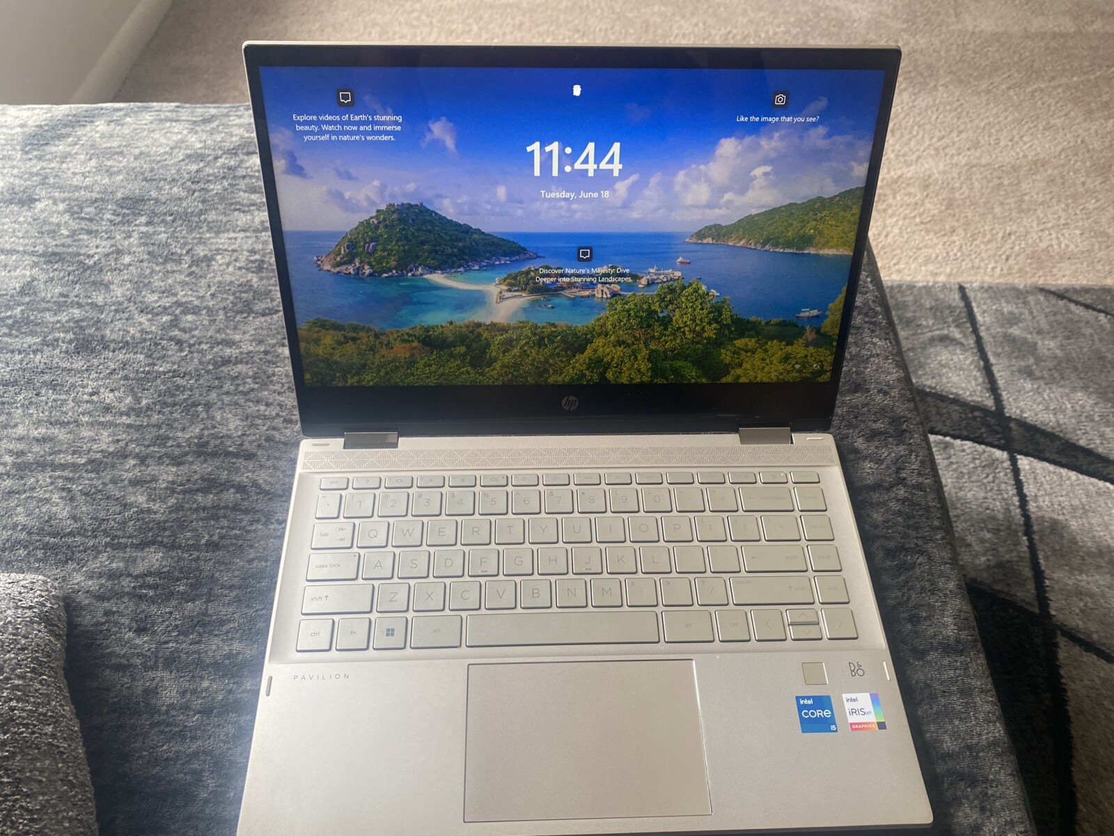 HP Pavilion Plus 14-eh0015st 14″ (256GB SSD, Intel Core i5-1240P, 4.4GHz, 8GB…