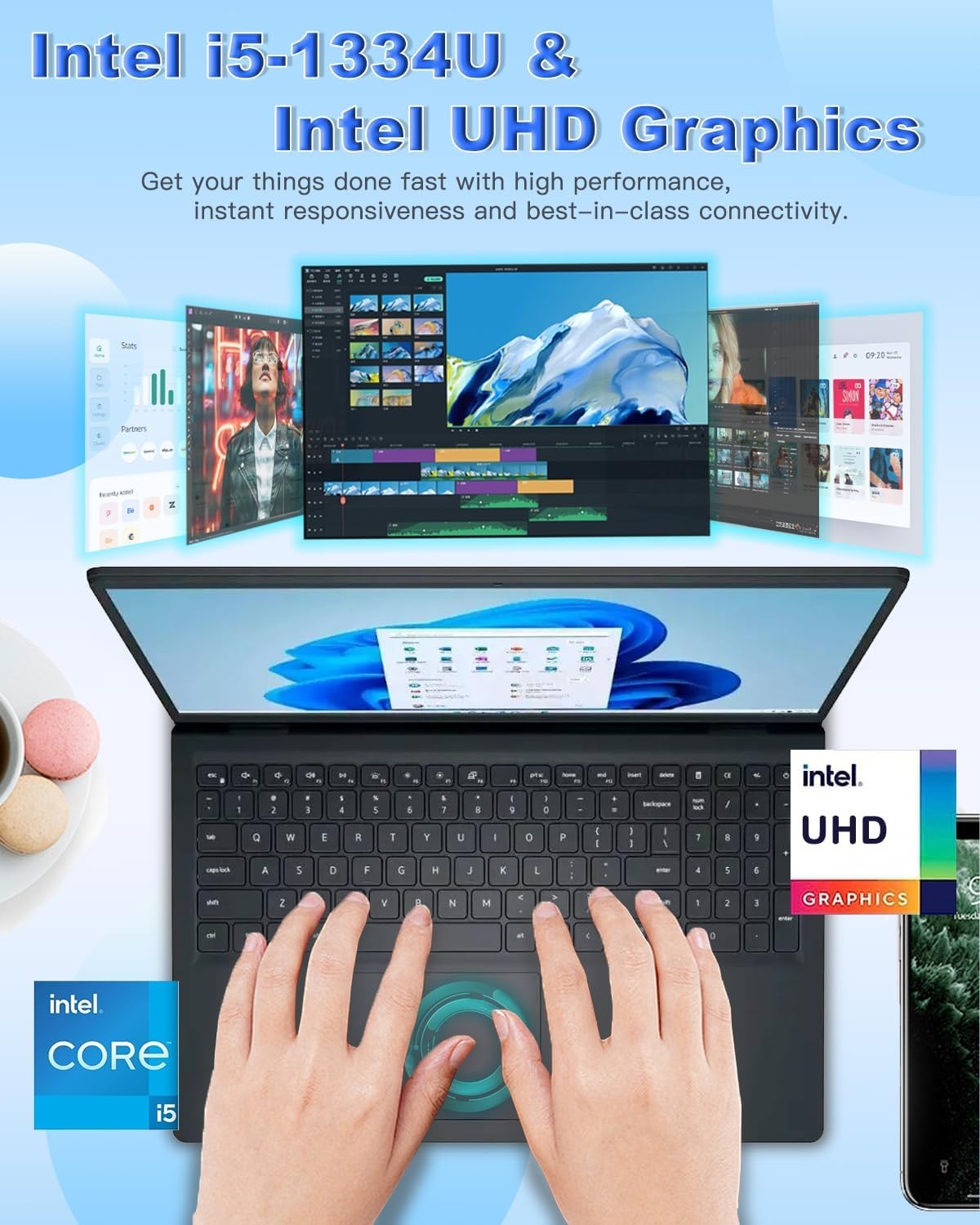 Dell Inspiron i3530-5623BLK-PUS 15.6″ FHD Touch i5-1334U 64GB 1TB SSD Wind 11Pro