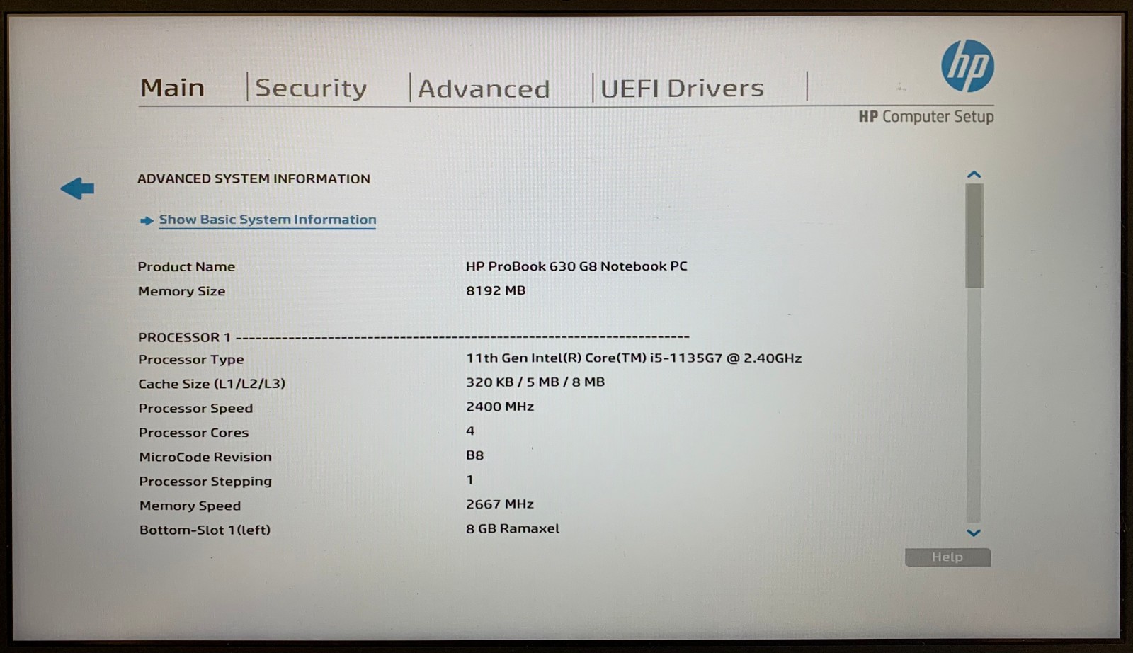 HP ProBook 630 G8 13.3″ Laptop i5-1135G7, No RAM/Storage, Remote Managed