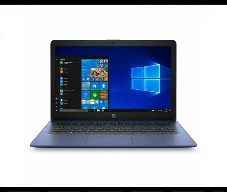 Hp Stream 14 Hd Laptop Touchscreen Amd A4-9120e 4gb Ddr4 64gb Emmc Webcam W10