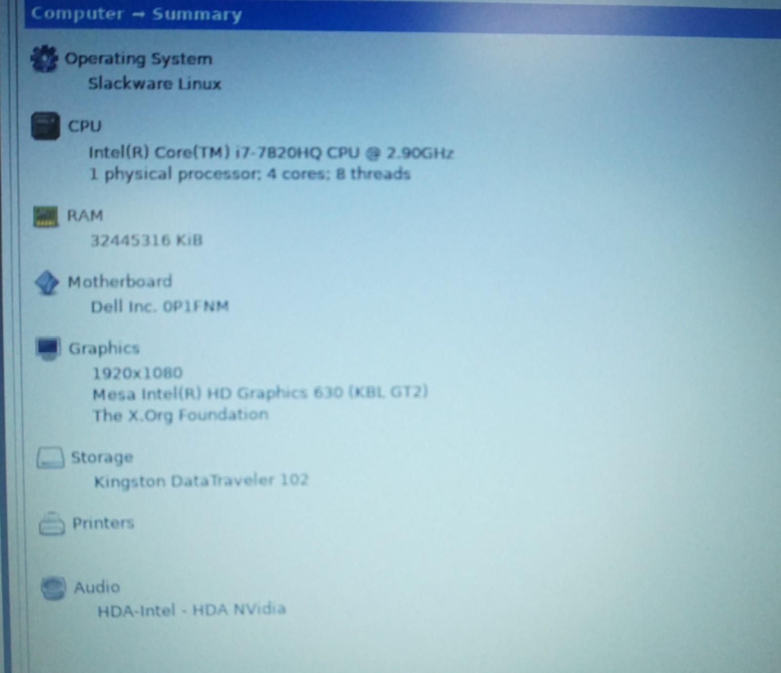 Dell Precision 7520 15.6″ Intel i7-7820HQ @ 2.90GHz 32GB RAM NO OS / NO SSD