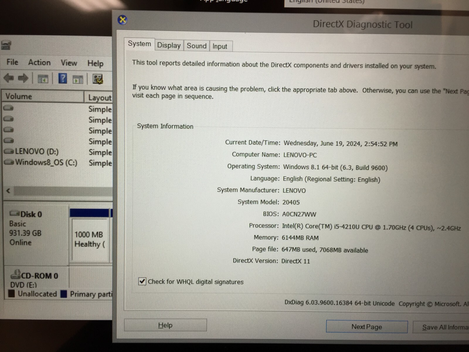*Bad Battery* Lenovo Flex 2-15 15.6″ FHD Touch Laptop/i5-4210U/6GB/1TB HDD/W8.1