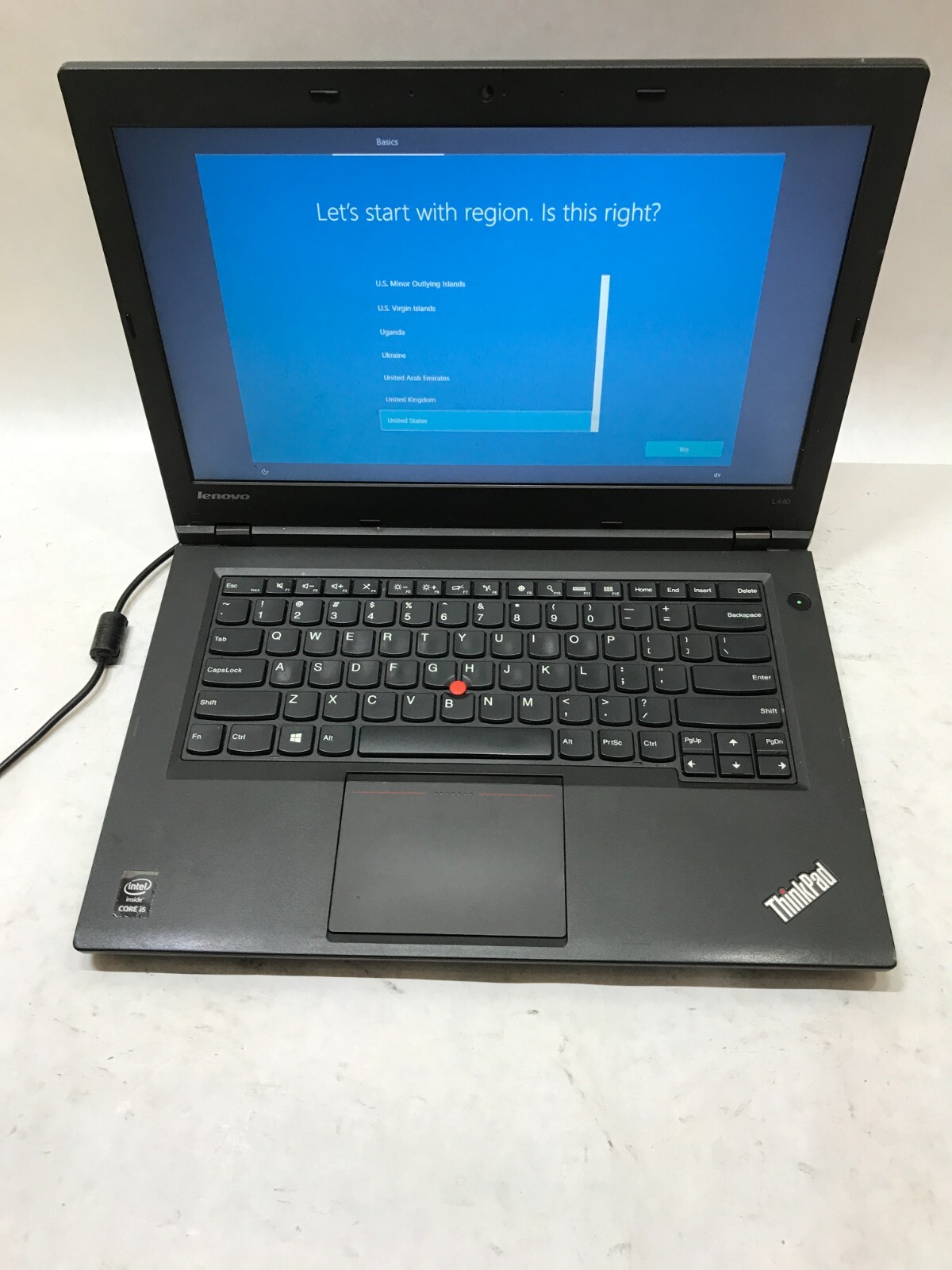 Lenovo ThinkPad L440 14″ Intel Core i5 8GB RAM 320GB HDD Windows 10 For Parts DW