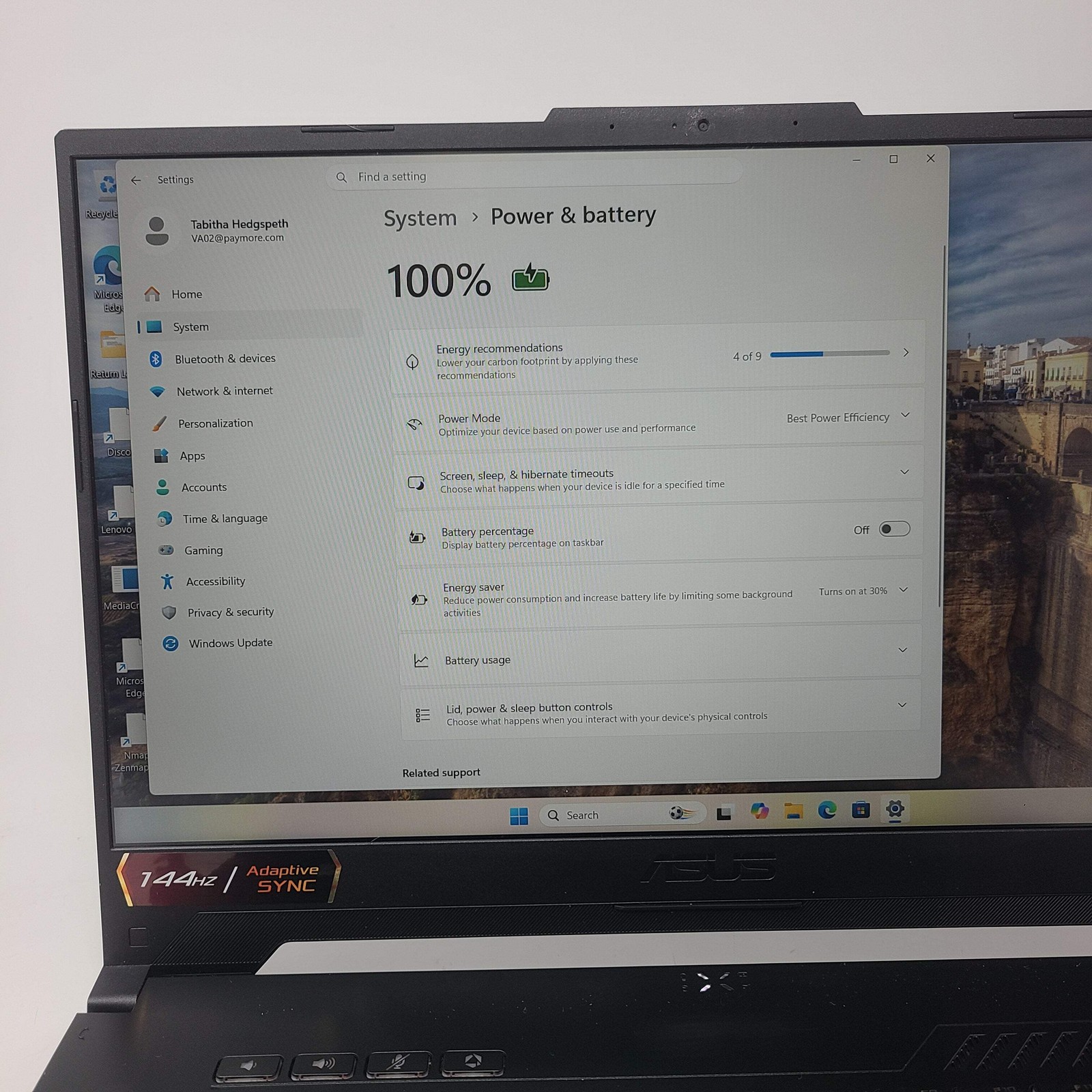 Asus TUF A15 FA507RE 15.6″ Ryzen 7 6800H 3.2GHz 8GB RAM 512GB SSD GeForce RTX