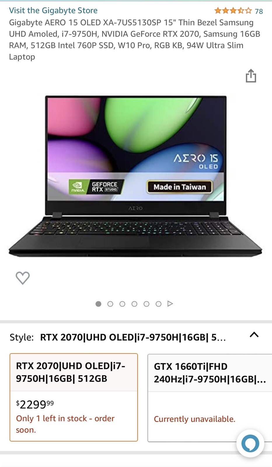 gigabyte aero 15 oled And Gaming Monitor And Setup For Sale Or Individual Item