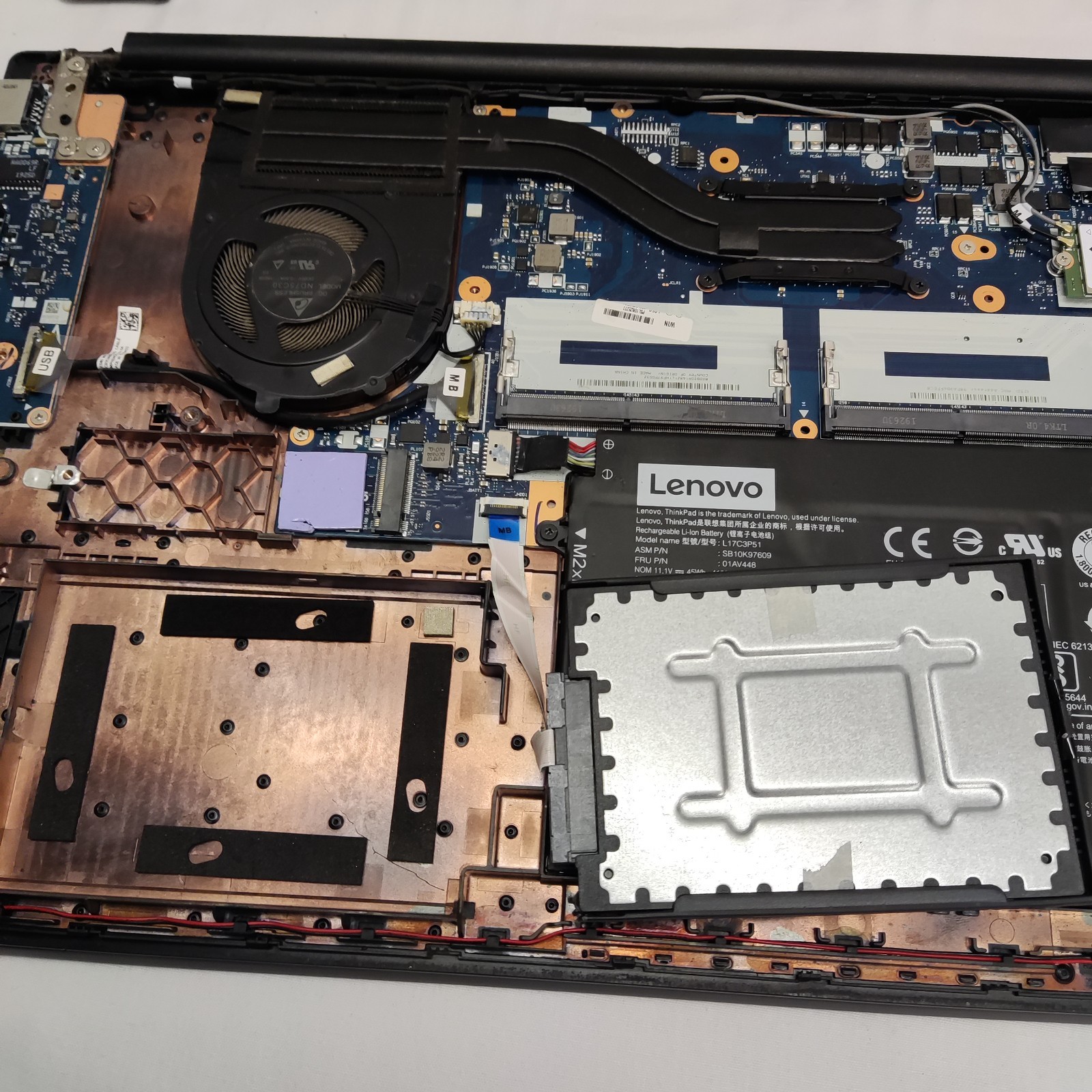 LENOVO THINKPAD E595 AMD RYZEN 7 COMPUTER LAPTOP MISSING PARTS SPARE & REPAIR