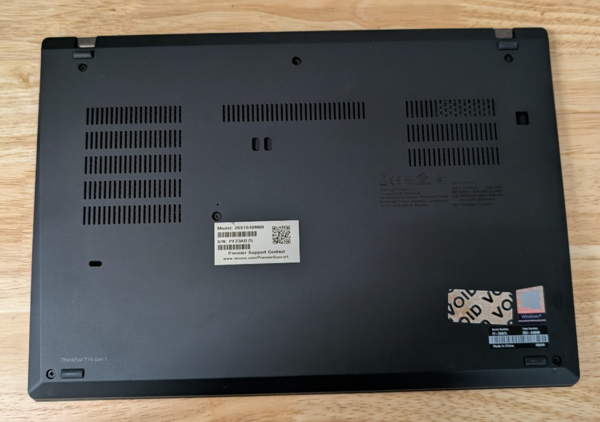 Lenovo T14 Gen1 i7-10610 2.3GHz 16GB RAM 512GB SSD Win11Pro w/ Charger****