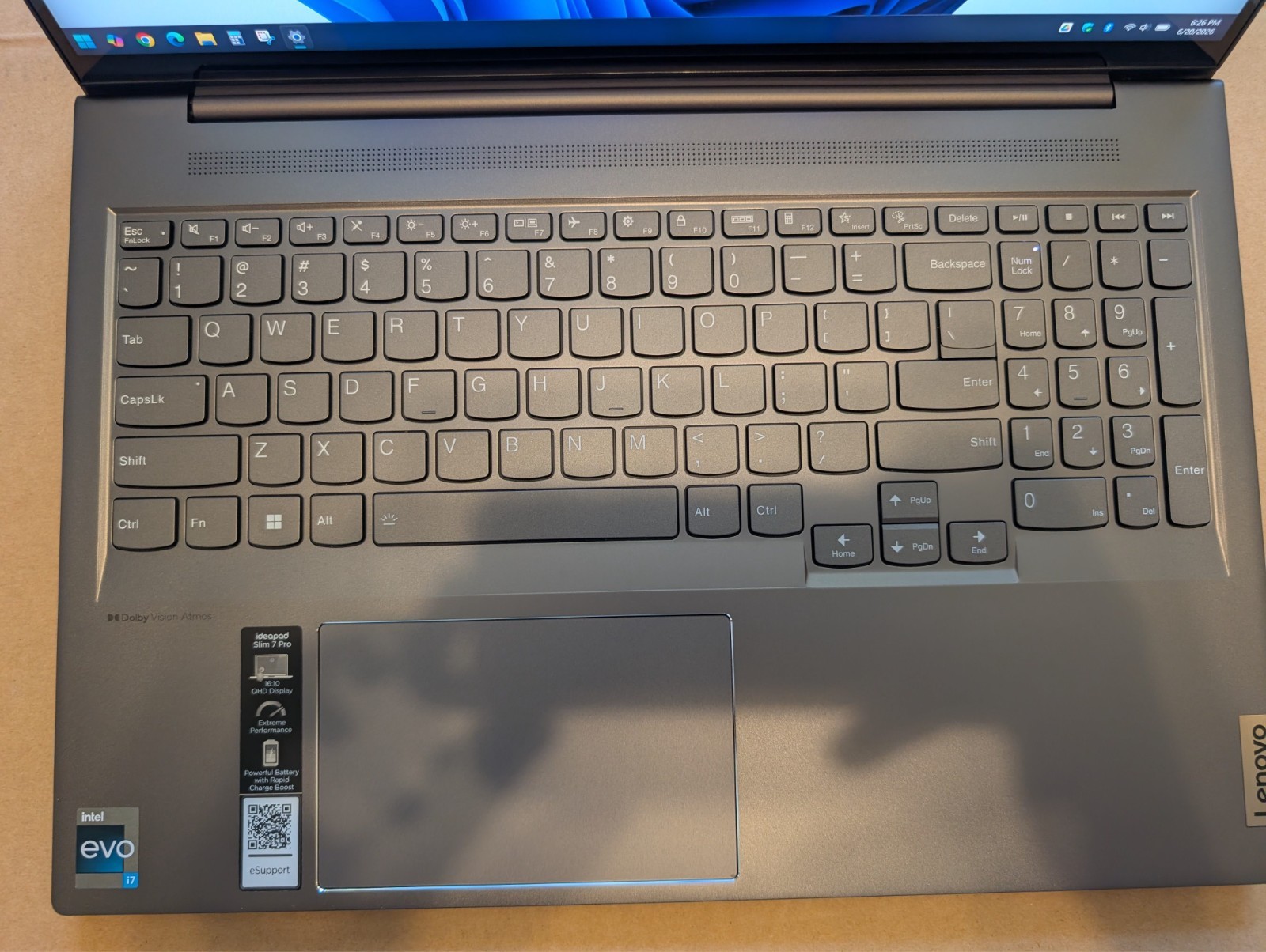Lenovo IdeaPad Slim 7 16″ Touch i7-12700H 32GB 1TB SSD Arc A370M 82VB0000US