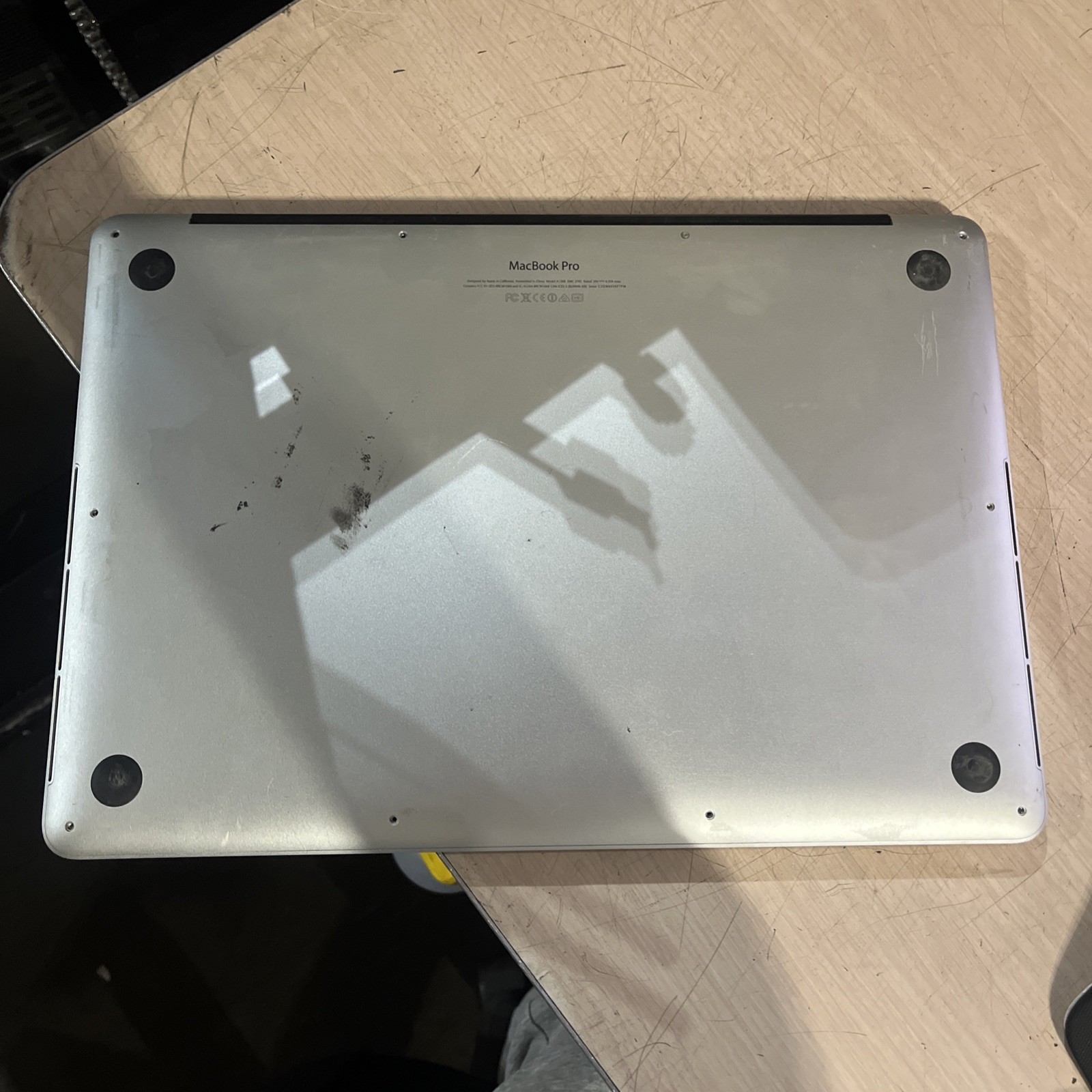 APPLE MACBOOK PRO 15″ LATE 2013 CORE I7-4850HQ 2.3GHZ 16GB RAM NO HD
