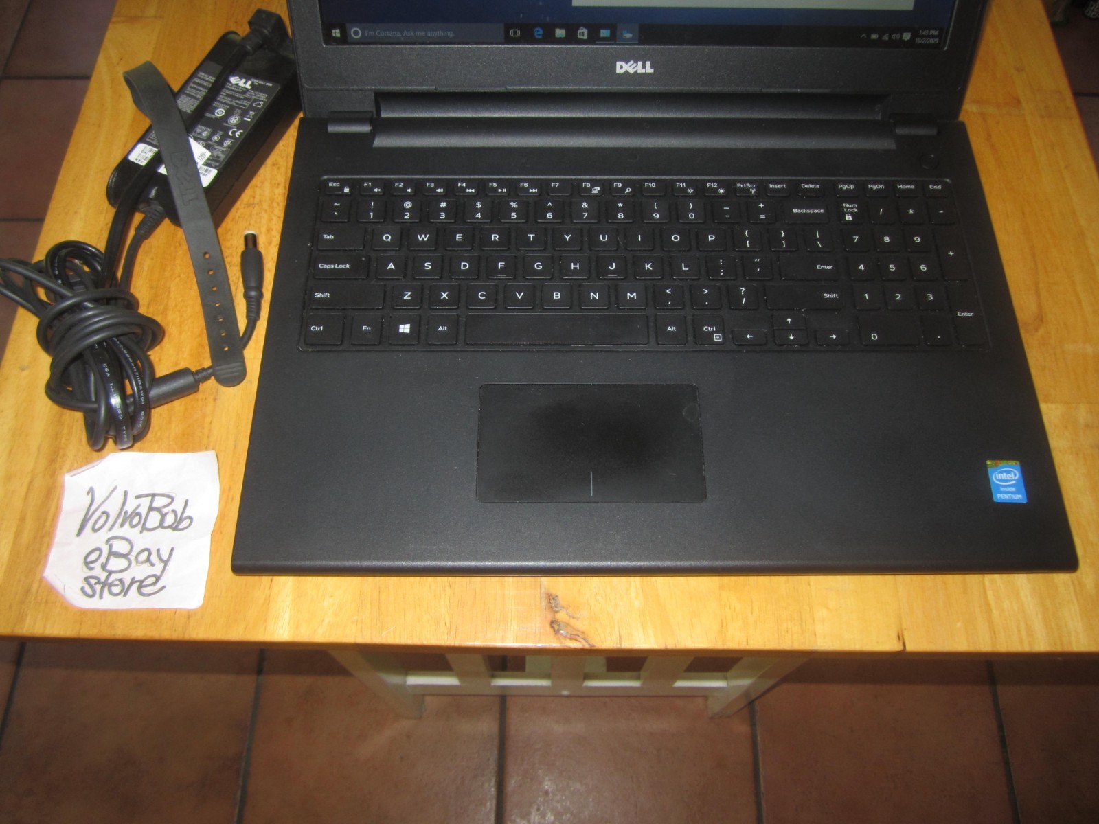 DELL INSPIRON 15 3542 LAPTOP 8GBRAM 500GBHD SCREEN INTACT W/PwrCord – WORKS