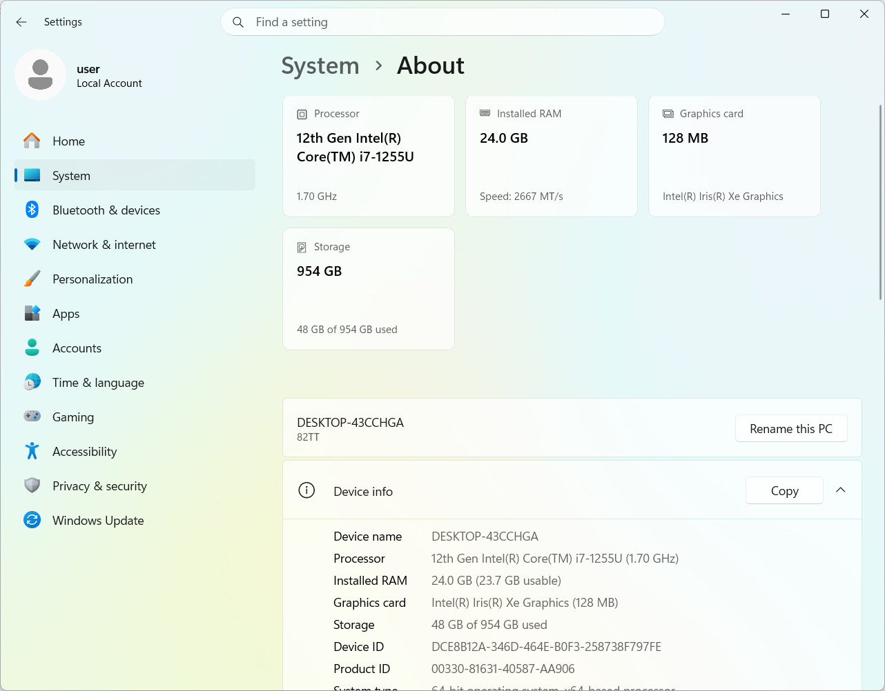 Lenovo V15 G3 IAP 15.6″ FHD i7-1255U 24GB RAM 1TB NVMe SSD Win 11 Pro