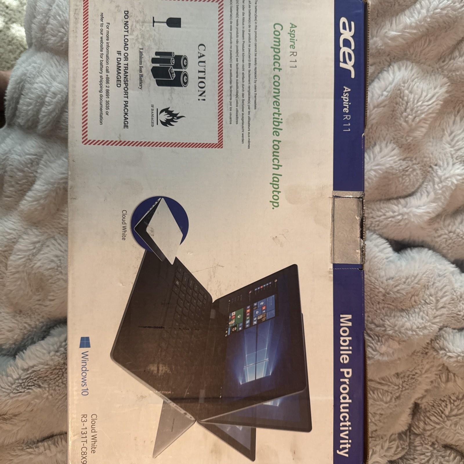 Acer ASPIRE R3-131T 11.6” TOUCH Laptop Intel Celeron N3160, 8GM RAM, 240GB SSD