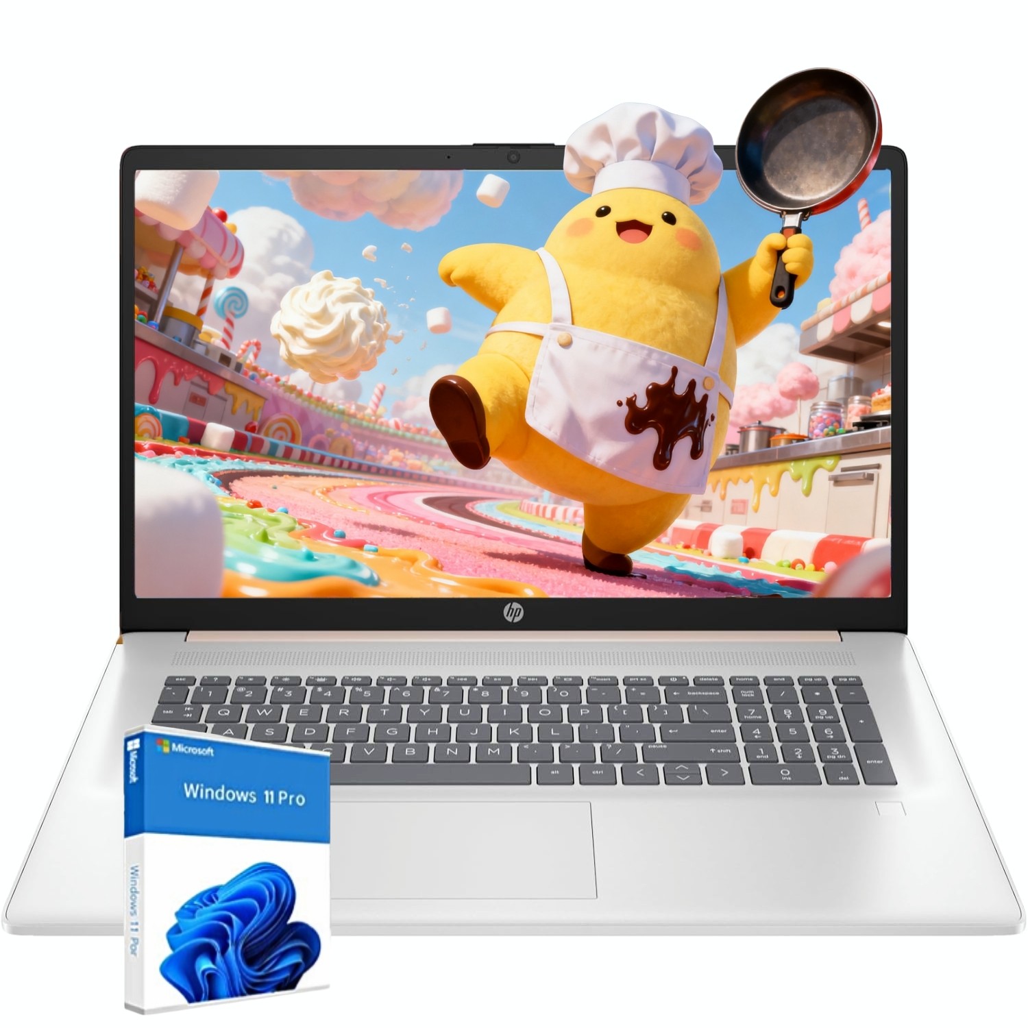 HP 17.3″Laptop computer HD core i5-1334U 32GB RAM 1TB SSD backlit