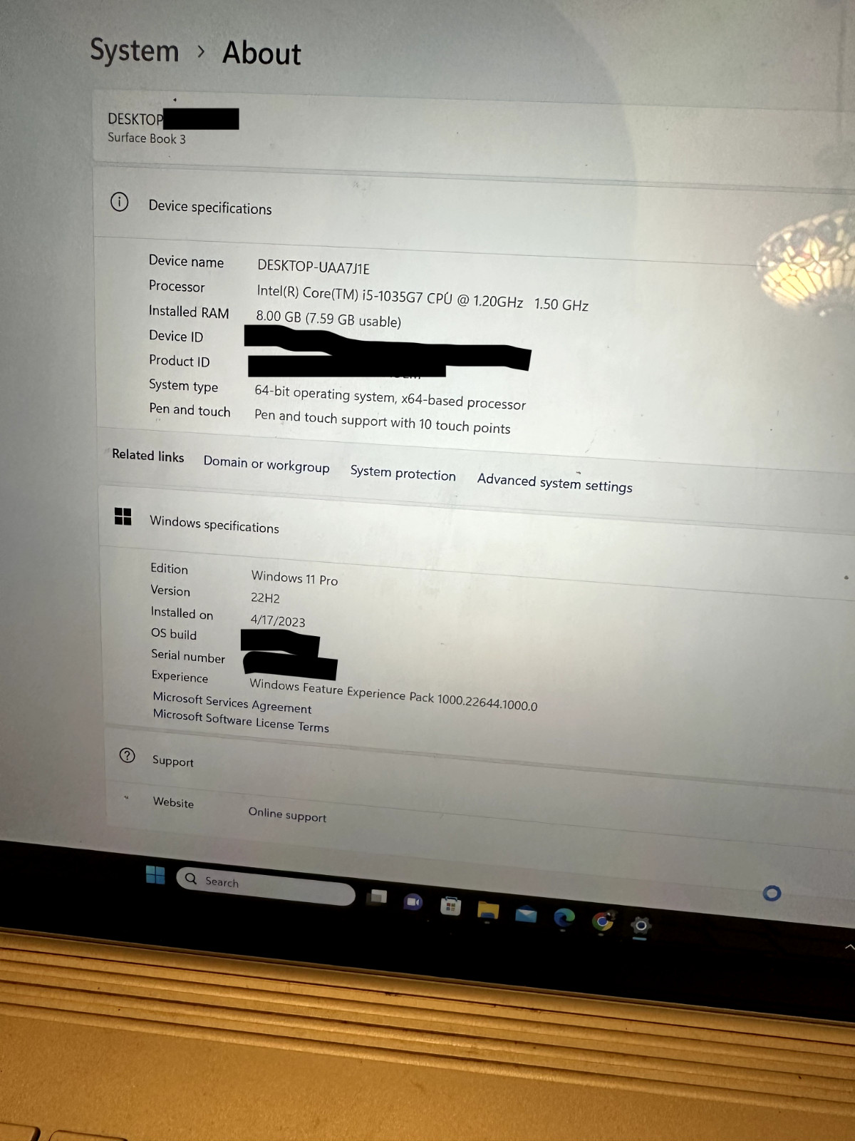 Microsoft Surface Book 3 13.5″ (256GB SSD, Intel Core i5 10th Gen., 3.70 GHz,…