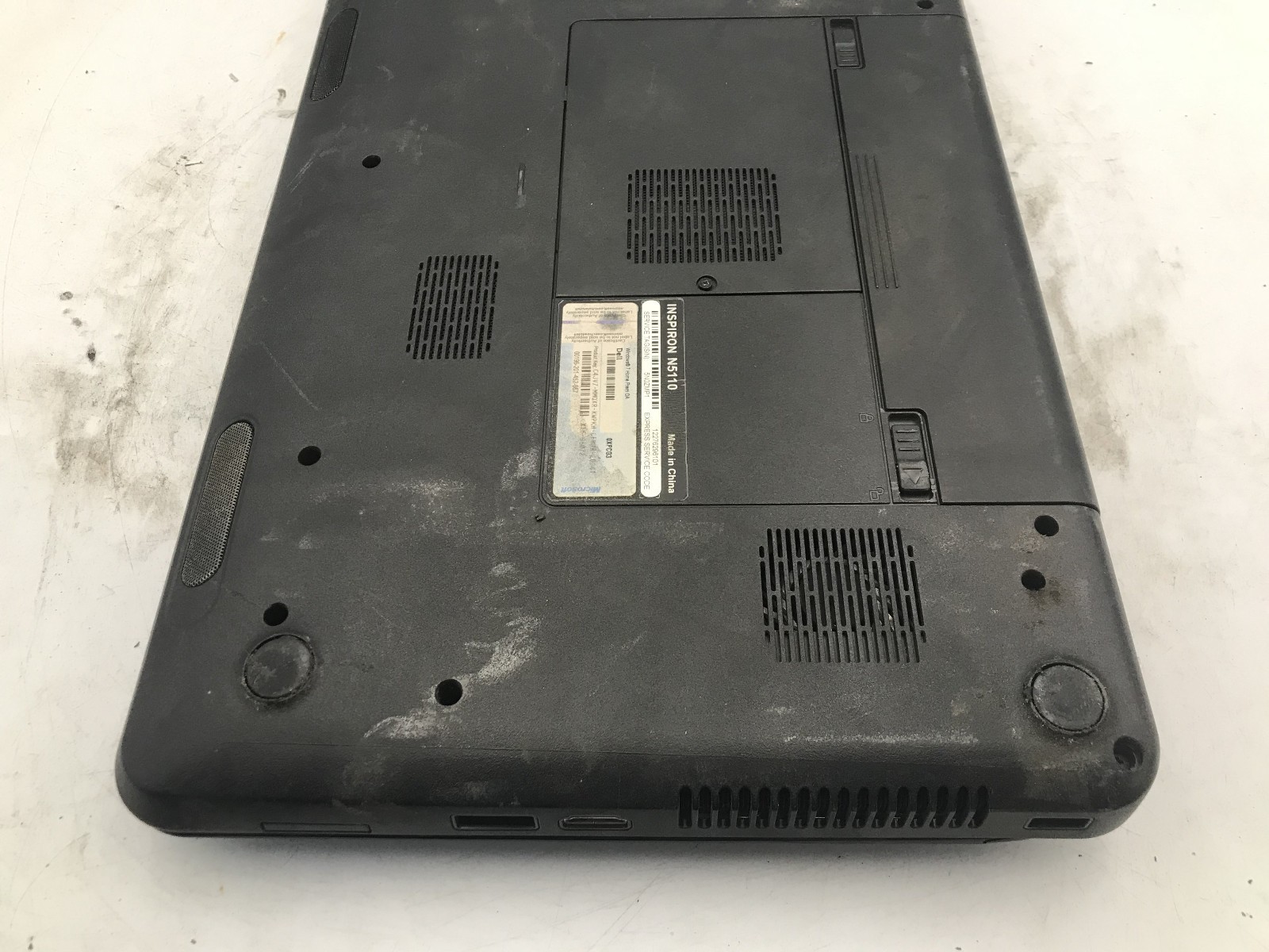 DELL INSPIRON N5110 – BOOTS TO BIOS – INTEL I3 2830M – 6GB RAM – NO OS -READ- BB