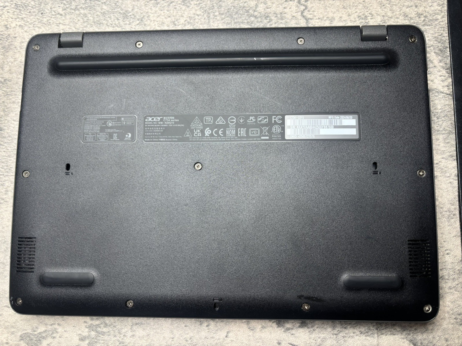 Acer Chromebook n20q10 works and unlocked