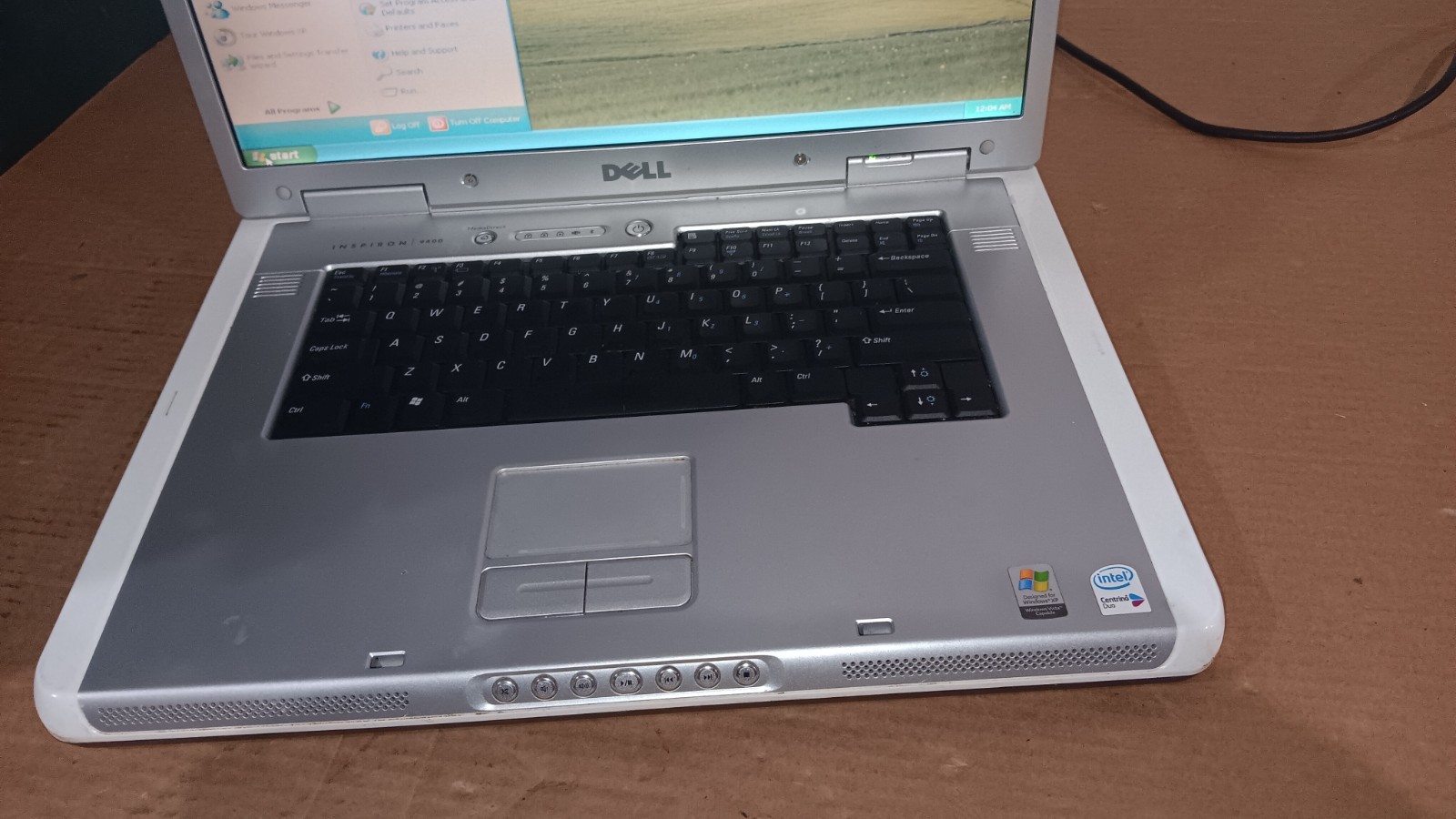 17″ Dell inspiron 9400 Gaming Windows XP Laptop Intel Core Duo 250 GB HD 17″ LCD