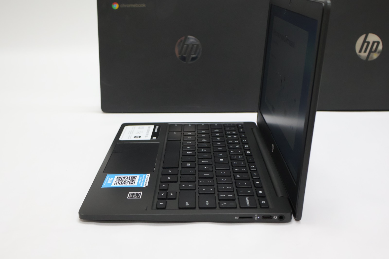 Lot of 3 HP 11A-NA0081CL 2H7Q9UA MediaTek MT8183 4GB RAM 32 GB Chromebook Laptop