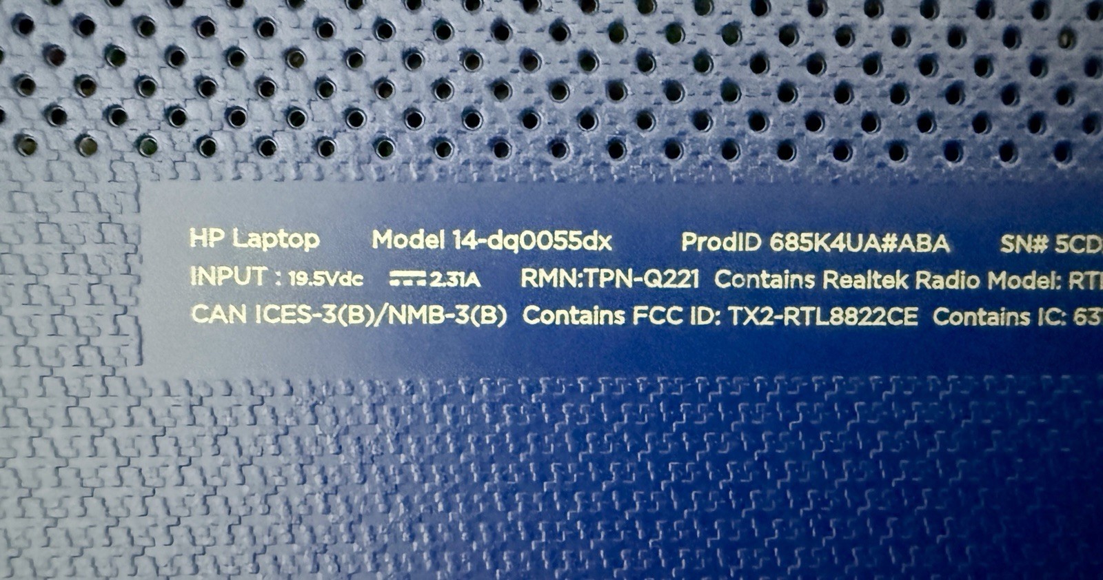 HP 14-dq0055dx 14” Laptop Intel Celeron 4GB 64GB SSD Win 11 HP Charger