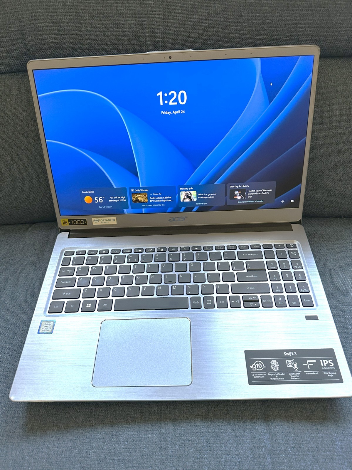 Acer Swift 3 14″ Intel Core i5 8th Gen. Processor Windows 11