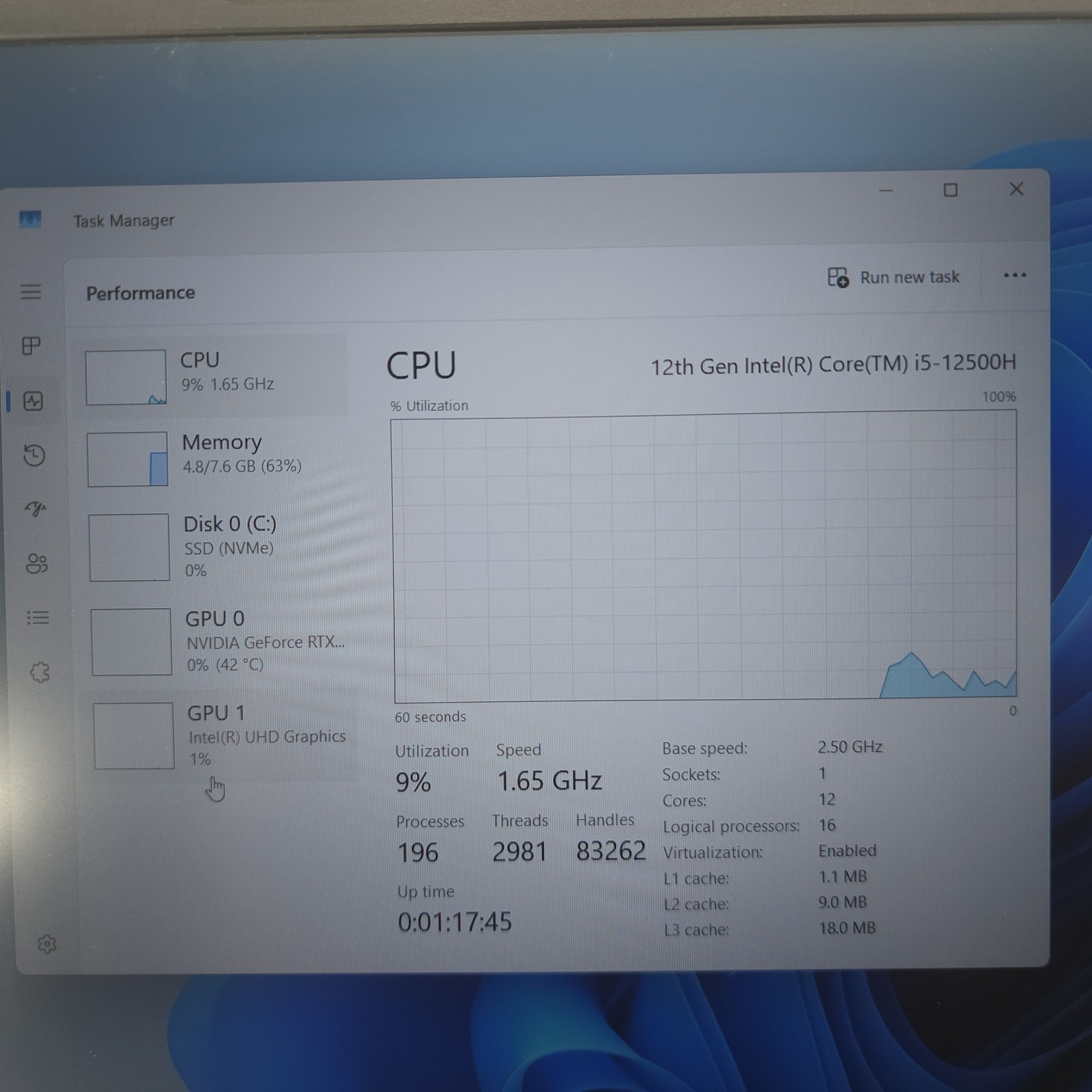 Asus TUF F15 FX507Z 15.6″ i5-12500H 8GB RAM 512GB SSD GeForce RTX 3050