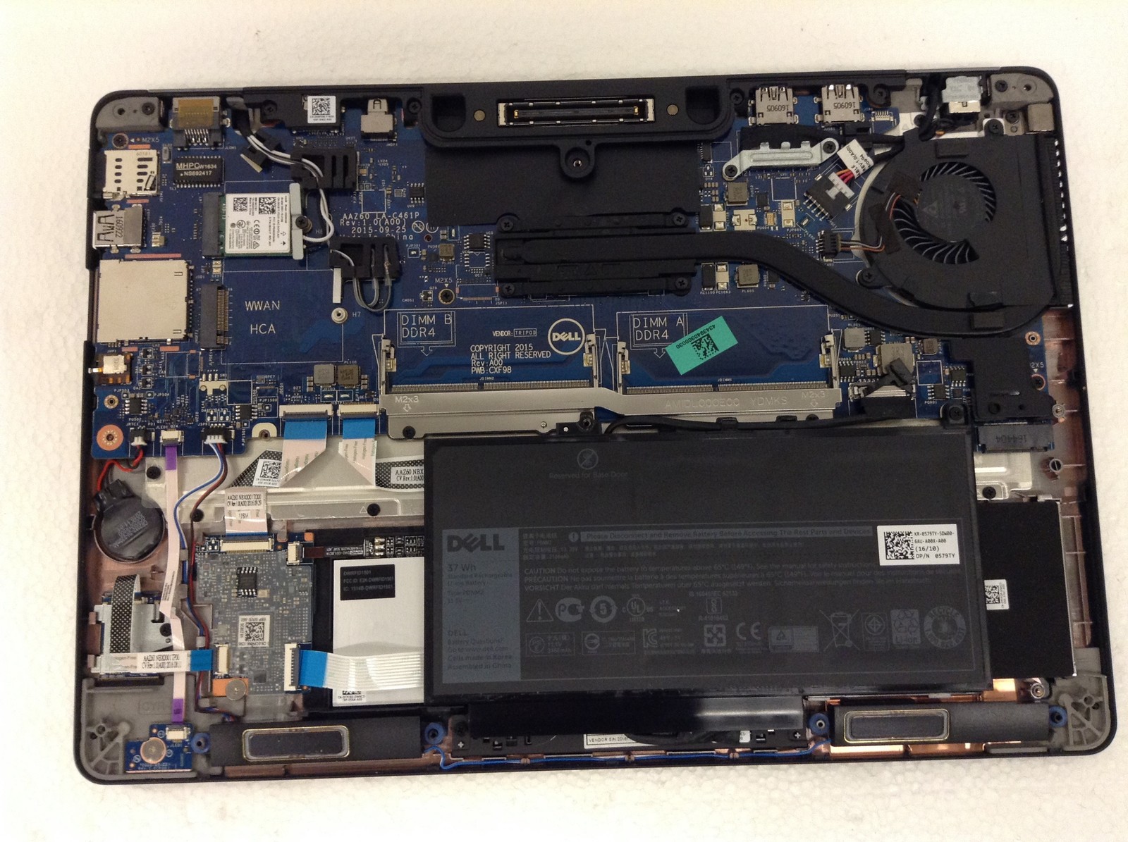 Dell Latitude E7470 Laptop i5-6300U 2.4GHz 14″ w/AC Adapter, No RAM,HD,FREE SHIP