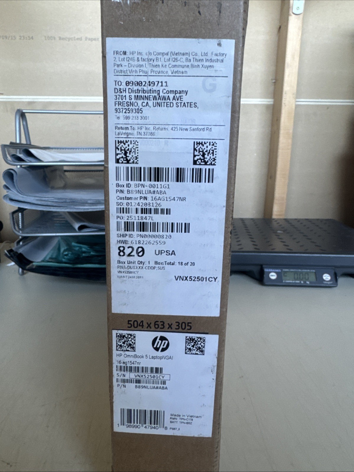 HP OmniBook 5 16-ag1547nr 16″ Copilot+ PC Notebook – AMD Ryzen AI 7 350 – 16 GB