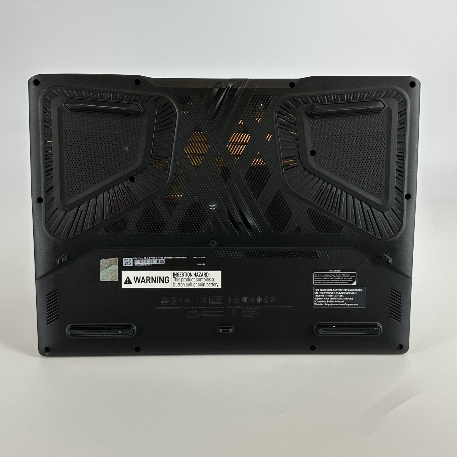 MSI Pulse 16 AI QHD+ 2.5 GHz Ultra 9 185H 32GB 1TB SSD NVIDIA RTX 4070 Excellent