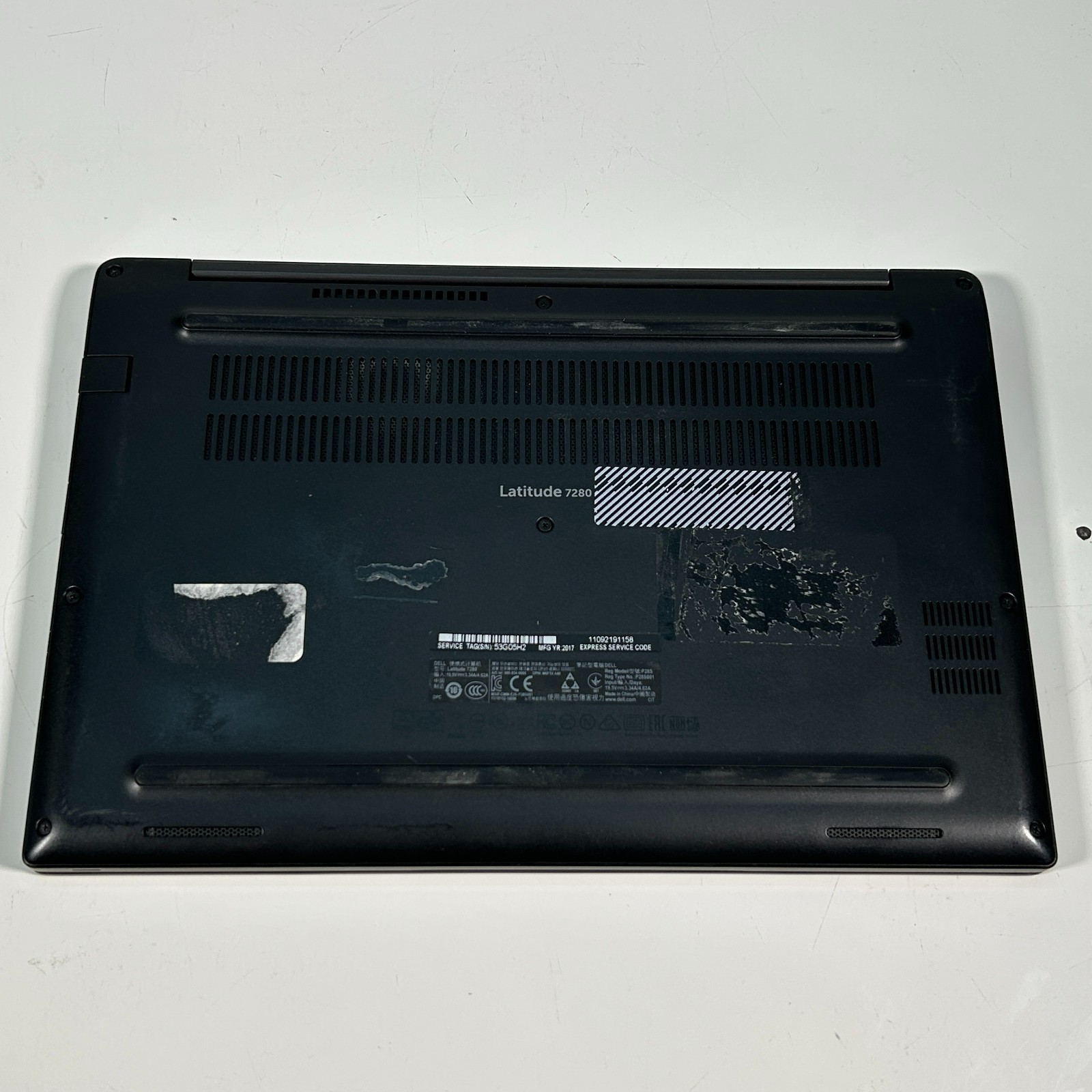 Dell Latitude 7280 Intel Core i5-7300U 2.60GHz 8GB RAM 256GB SSD No OS Used