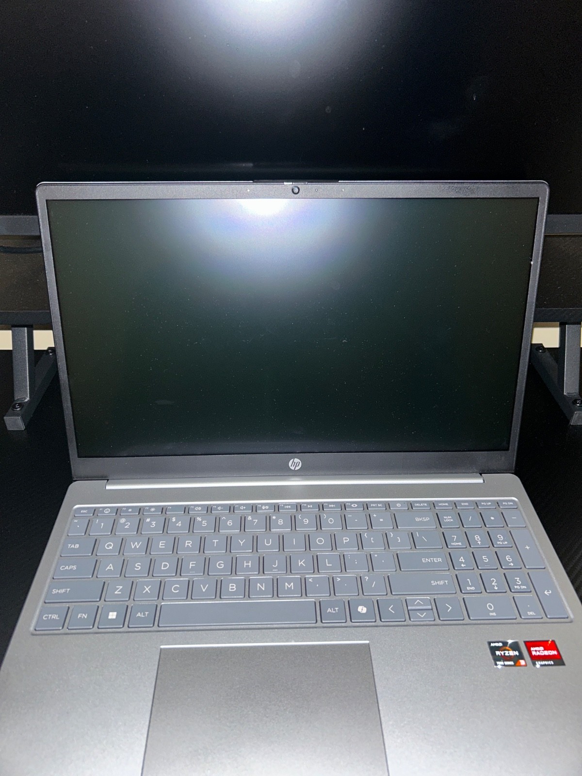 HP 15.6-inch laptop, HD touch screen, AMD Ryzen 3 7320U, 8 GB of RAM, 128 GB SSD