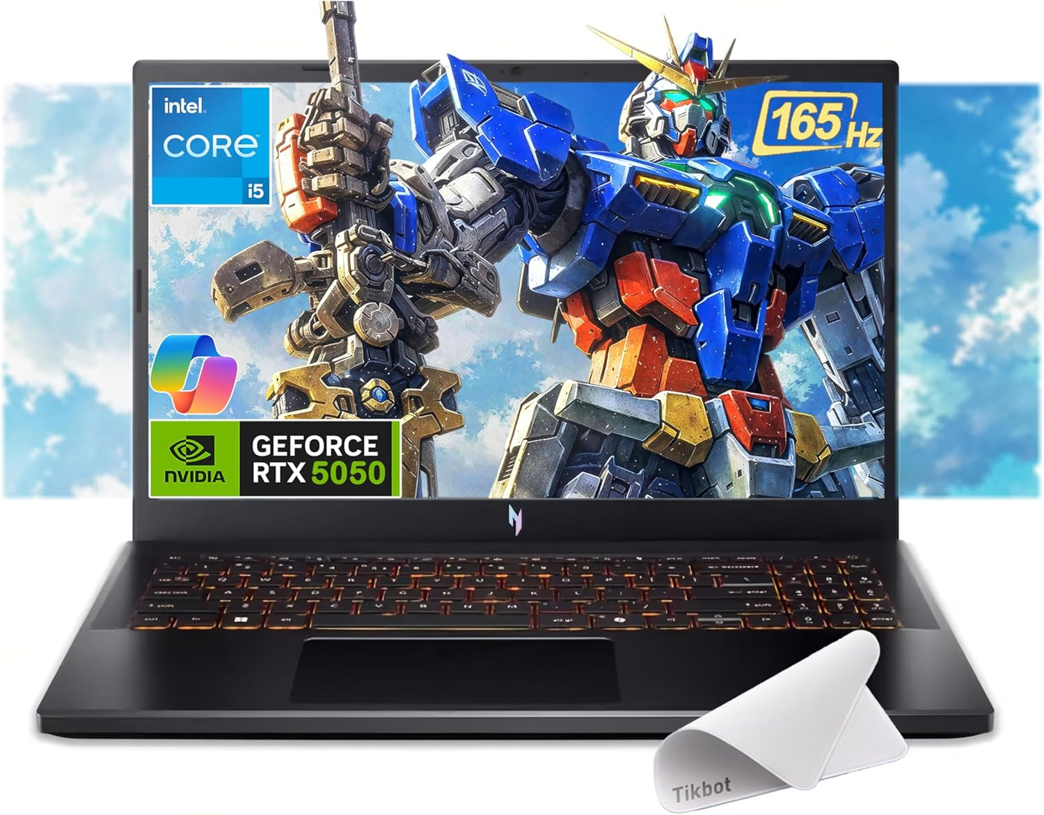 Nitro V 15.6” FHD IPS 165Hz Gaming Laptop, Intel Core I5-13420H, NVIDIA Geforce