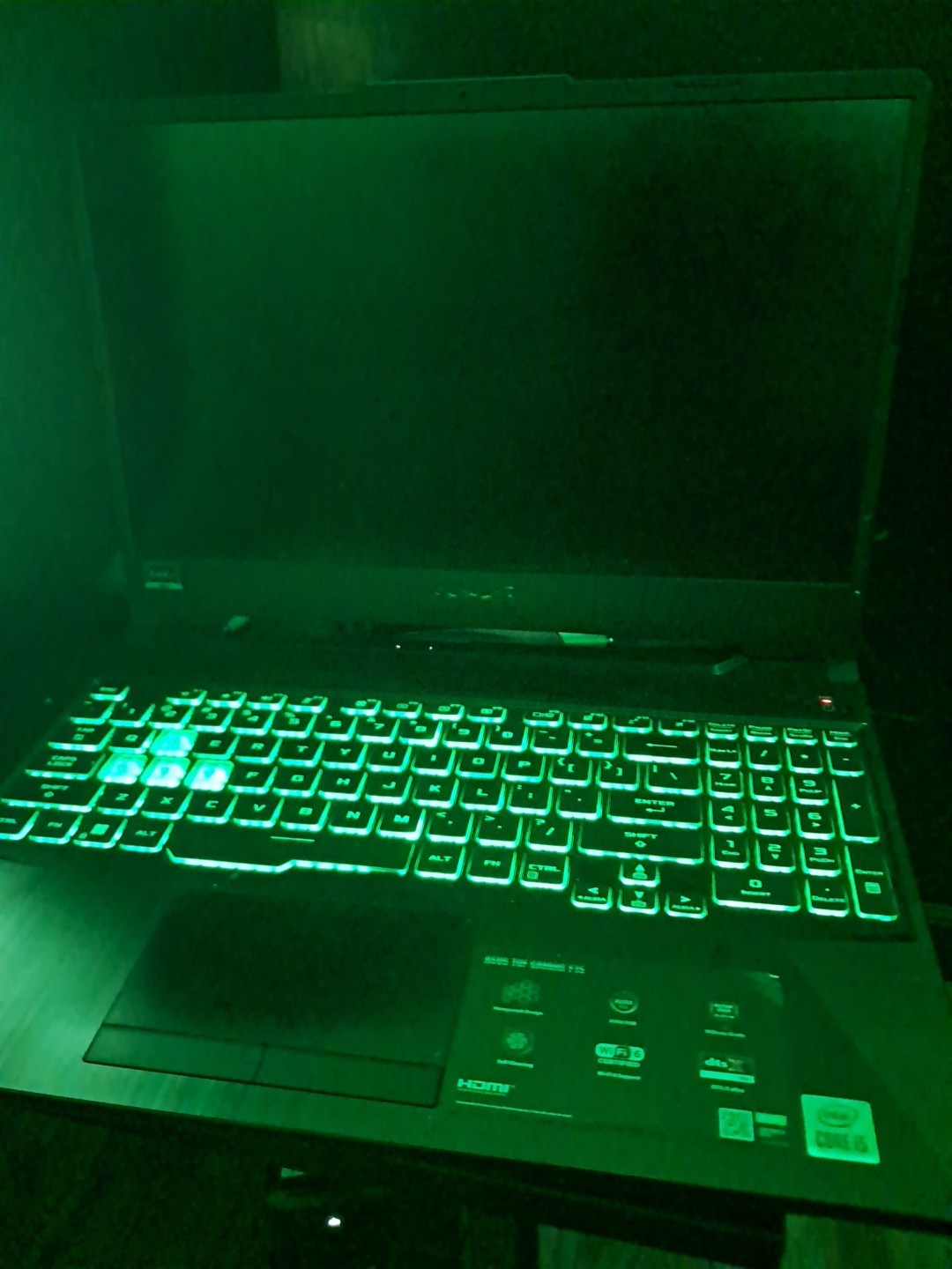 Asus Tough A15 Gaming Laptop 24 GB Of RAM A 1650 Nvidia. LED Keyboard Core I5