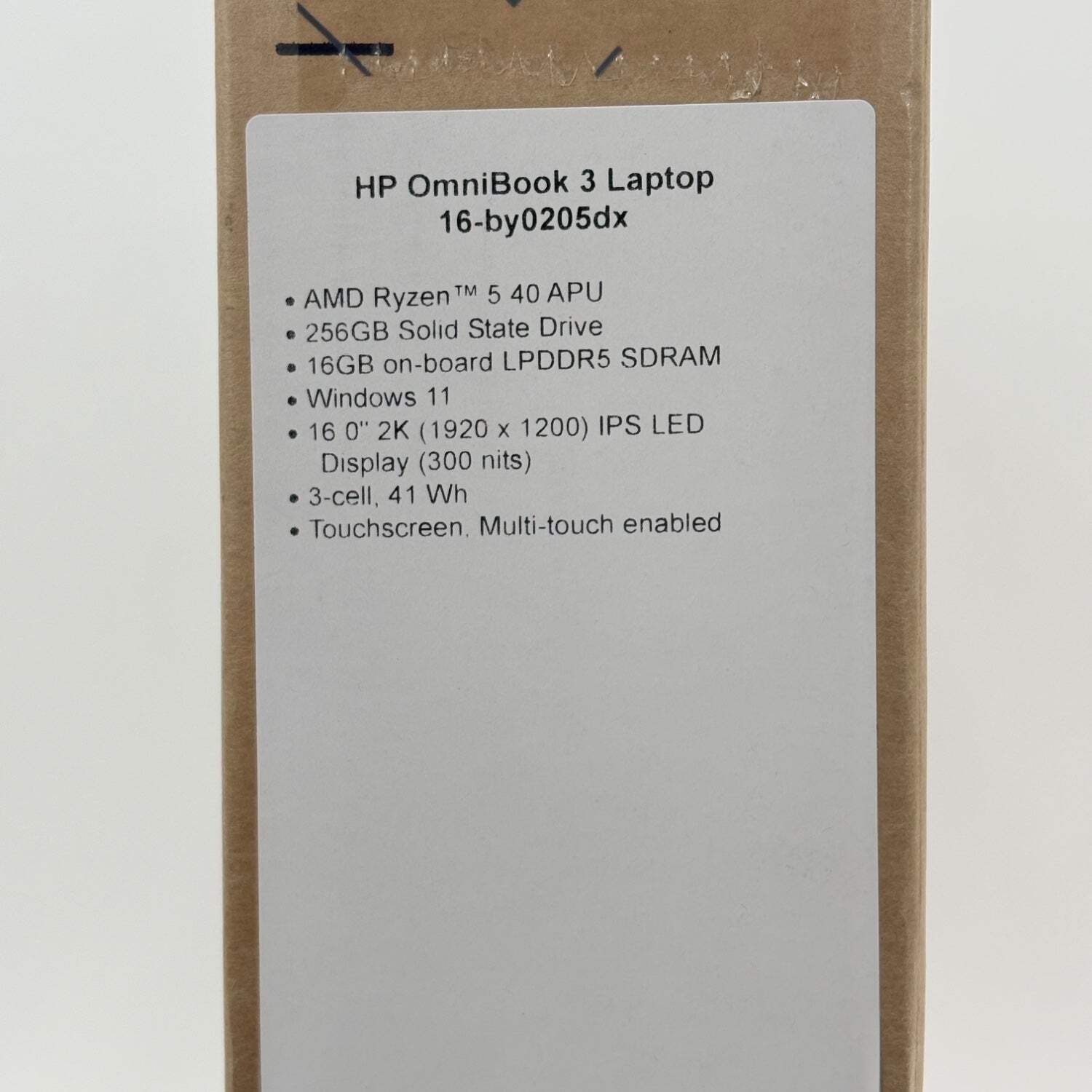 New HP OmniBook 3 Laptop 16-BY0205DX 16″ Ryzen 5 40 4.3GHz 16GB RAM 256GB SSD