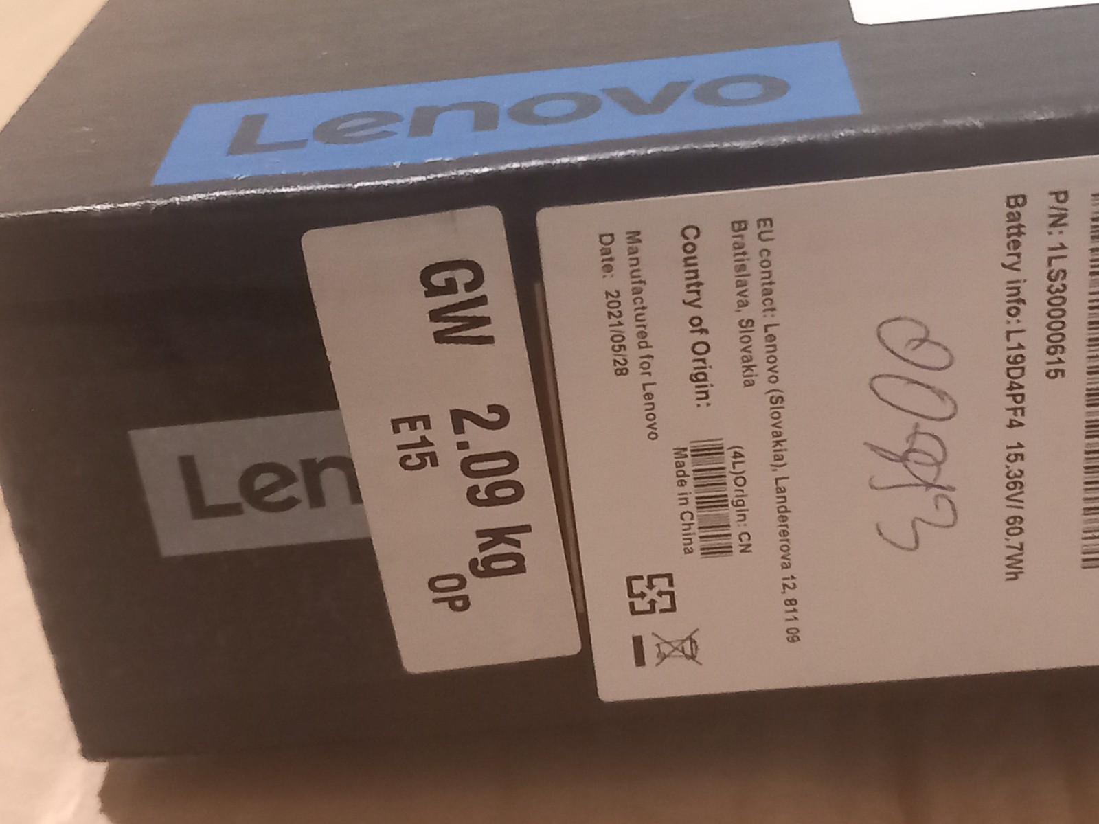 Lenovo Yoga Slim 14 15 BOX ONLY includes partial packaging for gift,EU delivery