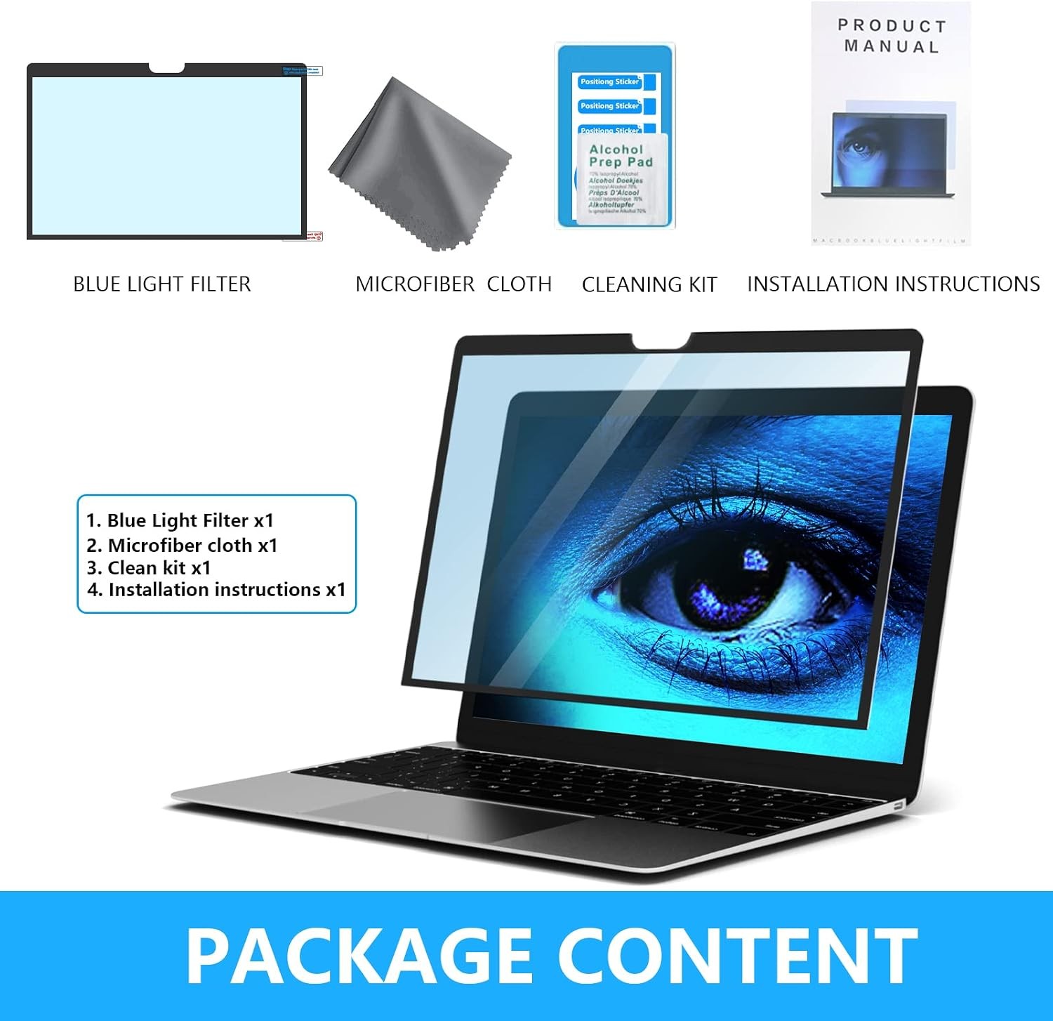 Screen Protector for Surface Laptop 6/5/4/3/2/1 13.5 inch Anti Glare Eye Protect
