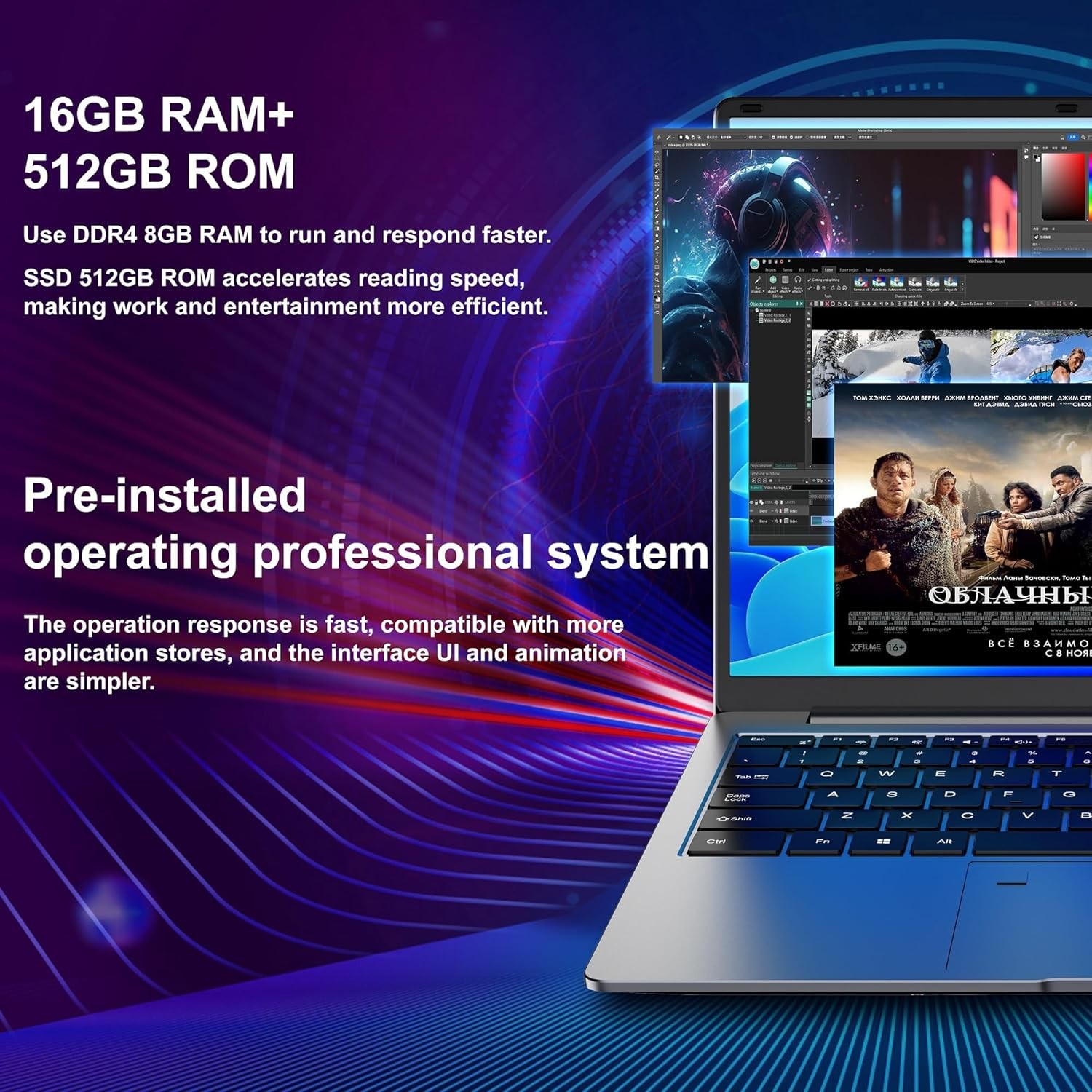 15.6″ Laptop Computer – Quad-Core N95 Processor (Up to 3.4GHz) PC…
