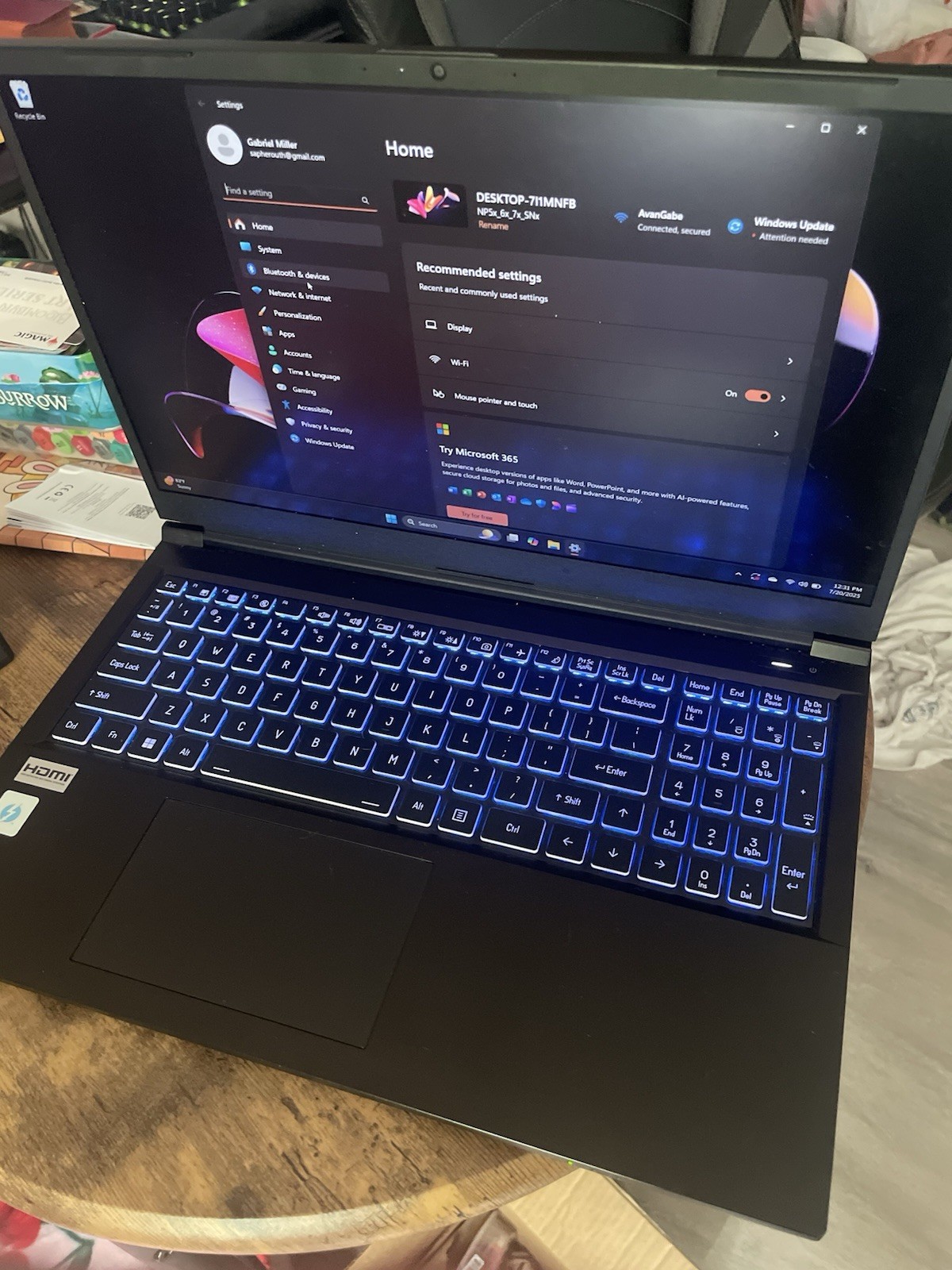 Gaming Laptop High-Performance CLEVO|15.6 FHD 144Hz|INTEL i9-14900HX |RTX 4050