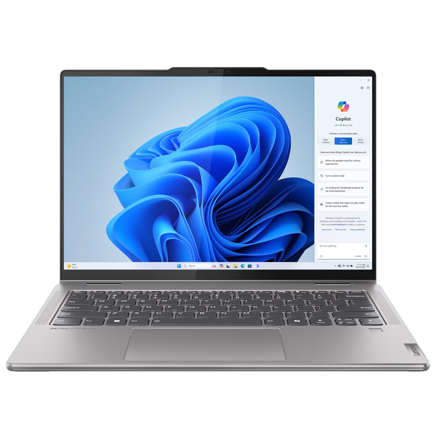 Lenovo Yoga 7 2 in 1 14AHP9 14″ Touch Laptop Ryzen 5 8640HS 16GB 512GB SSD W11H
