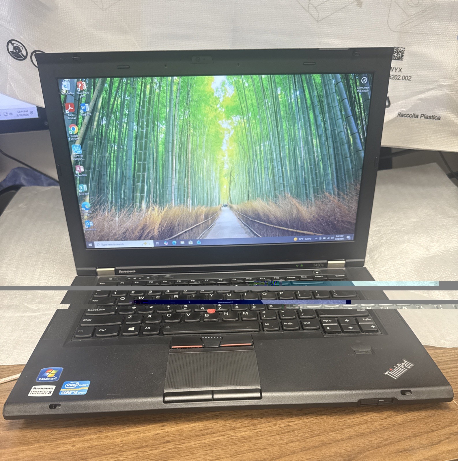 Lenovo Thinkpad T430s 14″ Core i5-3320 2.6GHz 8GB RAM 500GB HDD W/MS Office 2016