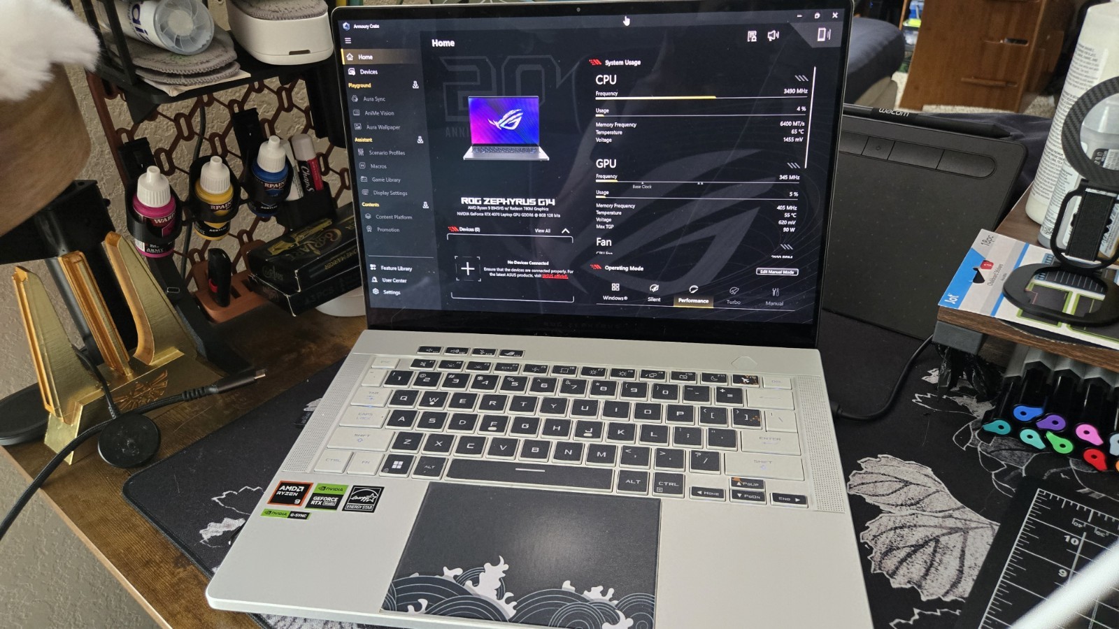 ASUS ROG Zephyrus G14 120Hz OLED Ryzen 9 8945HS 32GB RTX4070 GA403UI + 8TB SSD