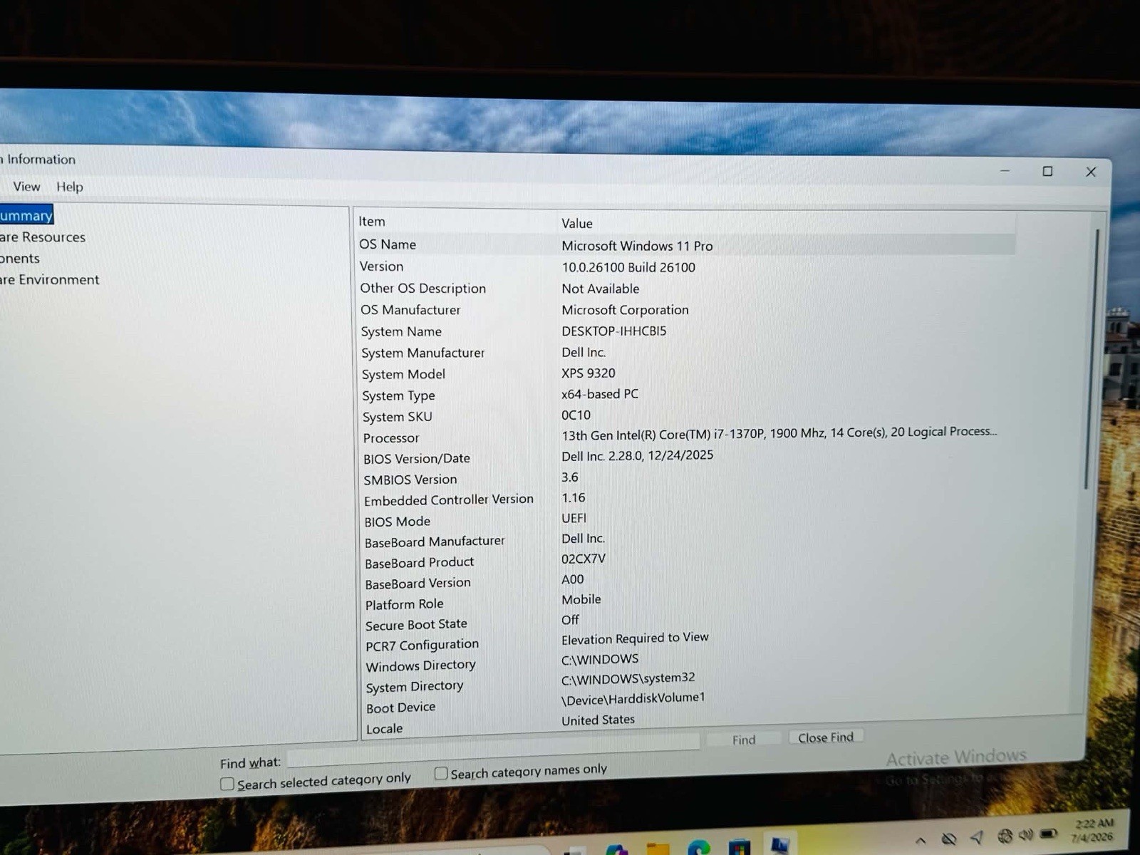 Dell XPS 9320 13in i7-1370P 16GB 512GB SSD Iris Xe Win11 Pro