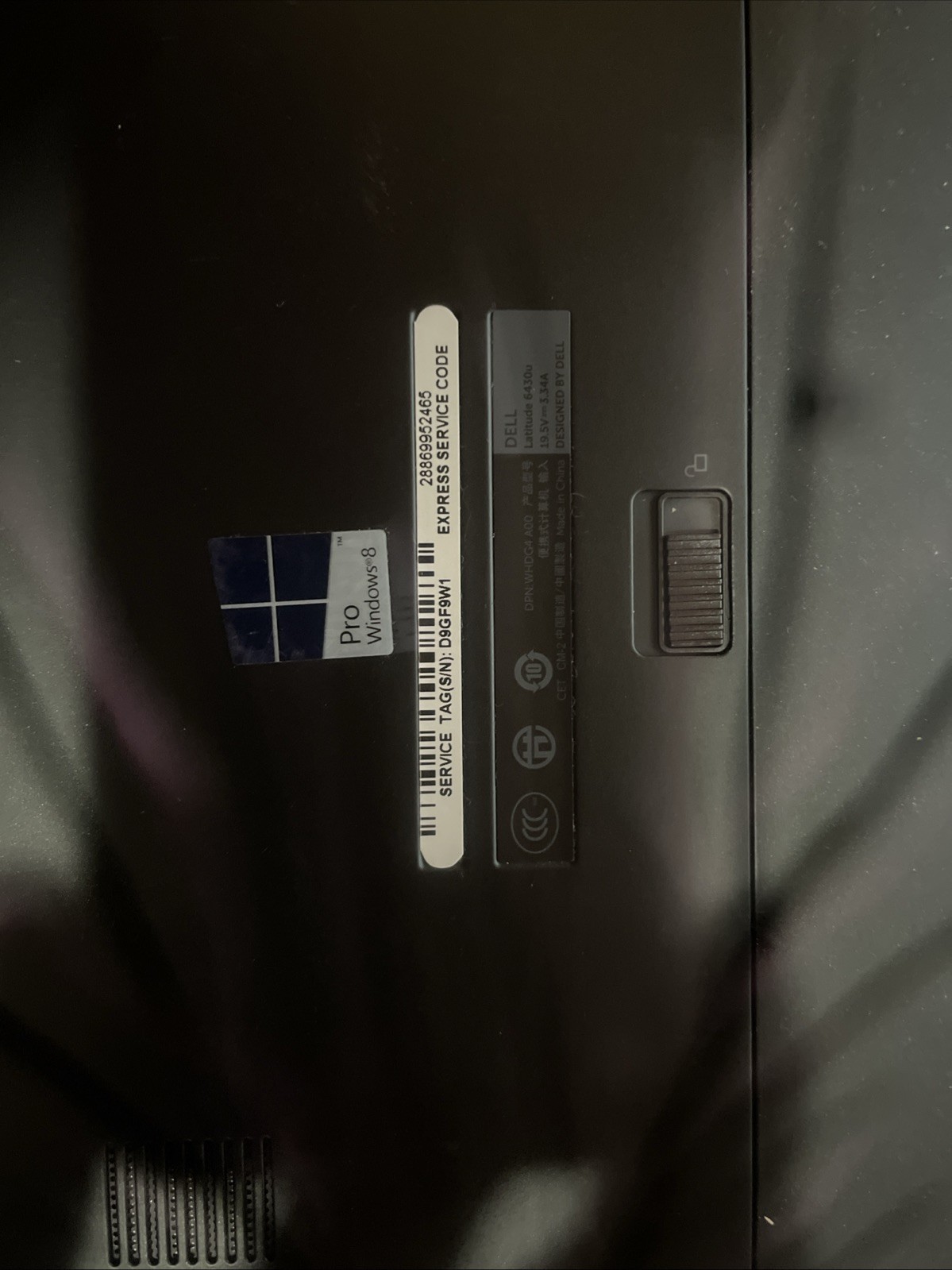Dell Latitude 6430U Core i5 14″ Laptop for parts or Repair not tested