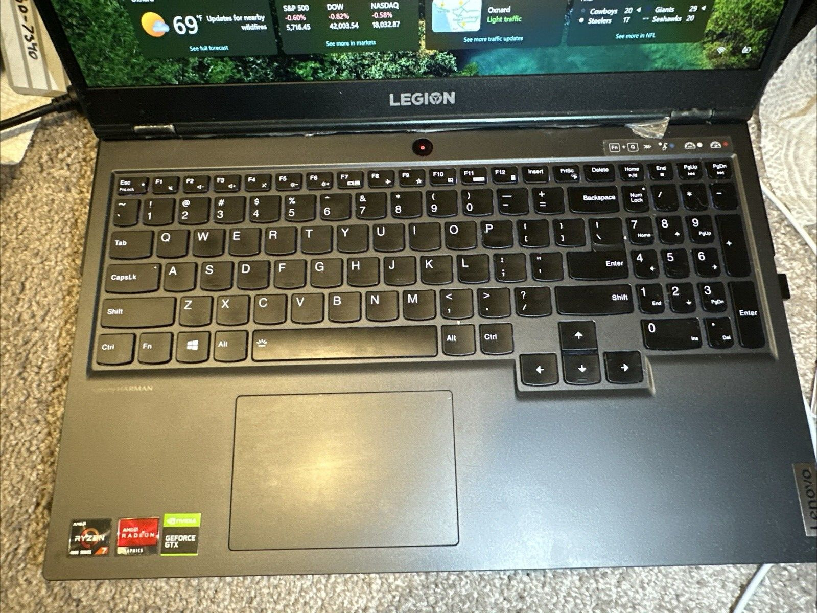 Lenovo Legion 5 15ARH05H 15.6″ (512GB SSD, Intel Core i7-10750H, 2.60GHz, 8GB…