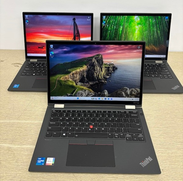 3x Lenovo ThinkPad X13 Yoga Gen 2 13″ i5-1145G7 16GB 256GB SSD W11P Laptop (Lot)