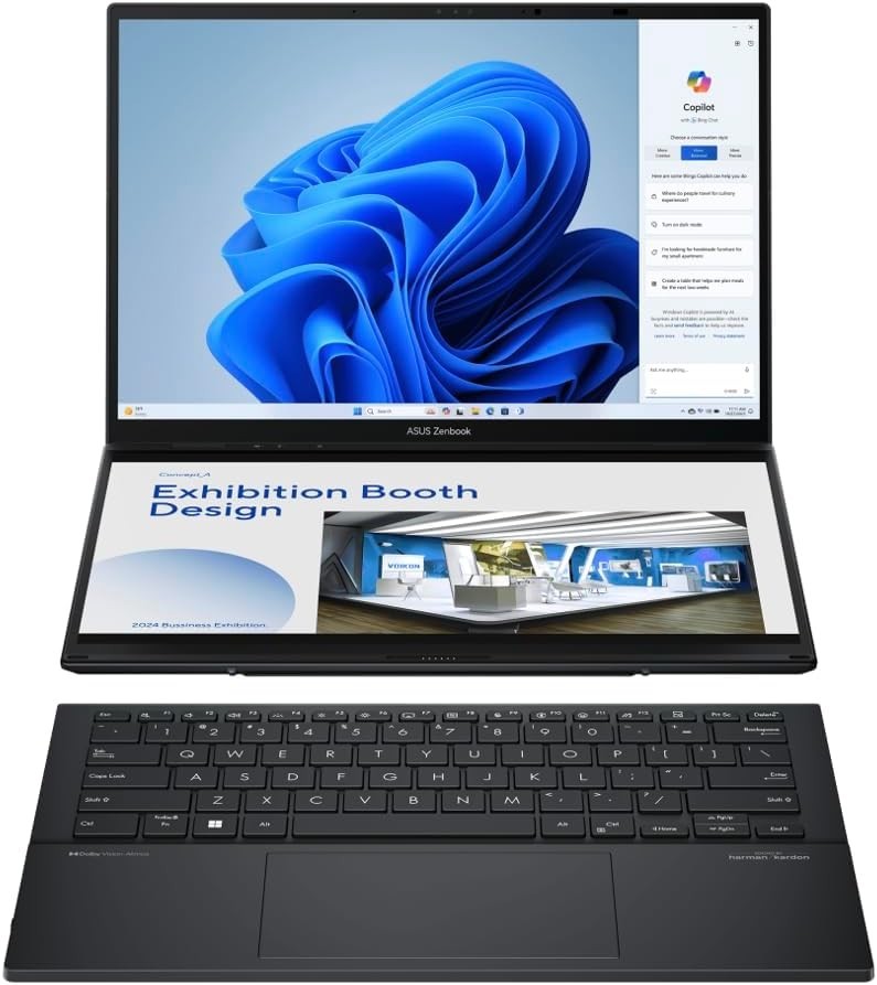 Zenbook Duo Dual AI Powered 2-in-1 14″ OLED TOUCH Ultra 9-185H 32GB 2TB