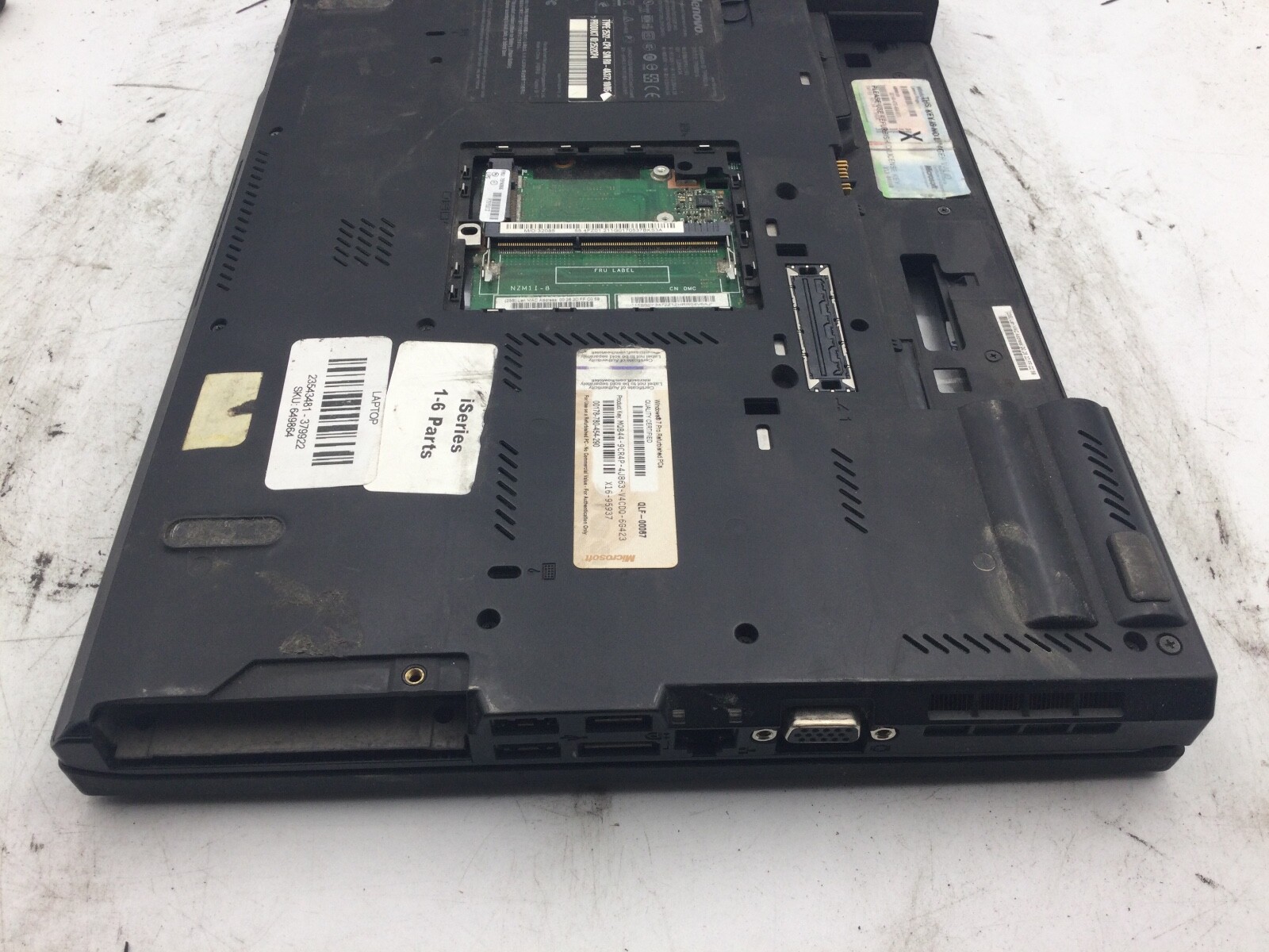LENOVO THINKPAD T410 – FOR PARTS – MISSING COMPONENTS – READ DESCRIPTION – BB
