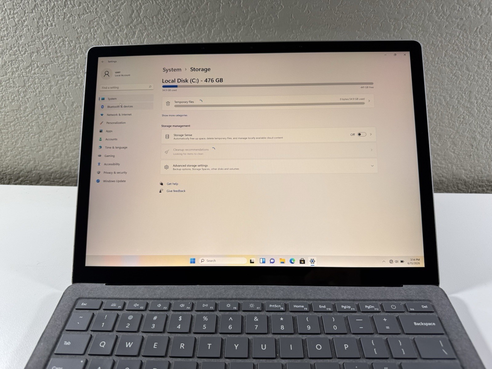 Microsoft Surface Laptop 5 13.5” 1950 Intel Core i7-1265U 16GB RAM 512GB NVME
