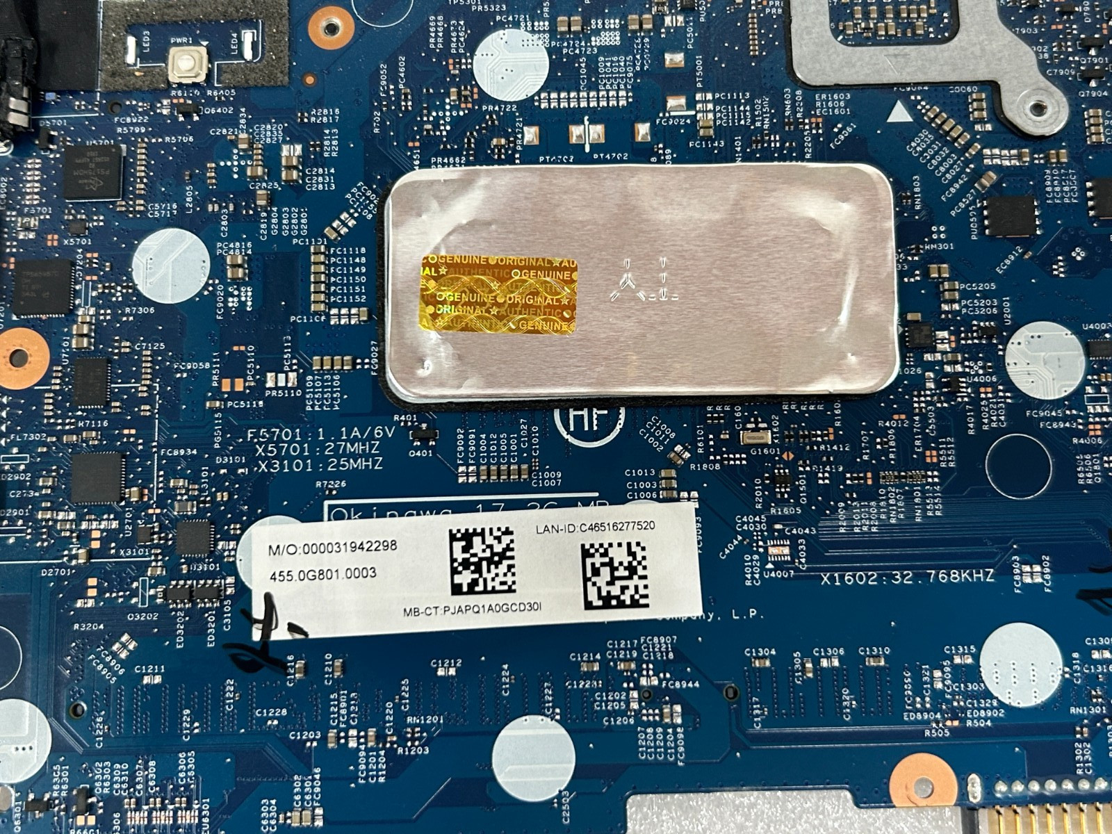 Genuine Used HP Envy 17M-CE0013DX i7-8565U 1.80GHz MX250 Complete Motherboard